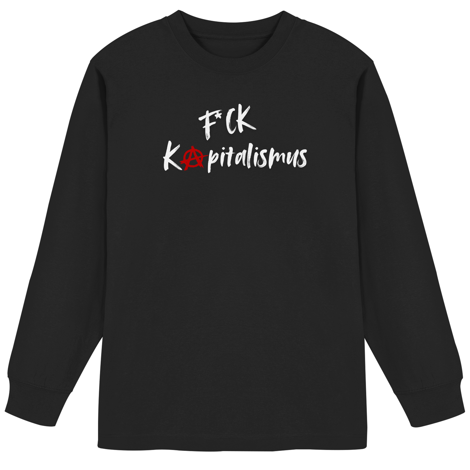 FCK Kapitalismus - Organic Heavy Oversized Longsleeve T-Shirt