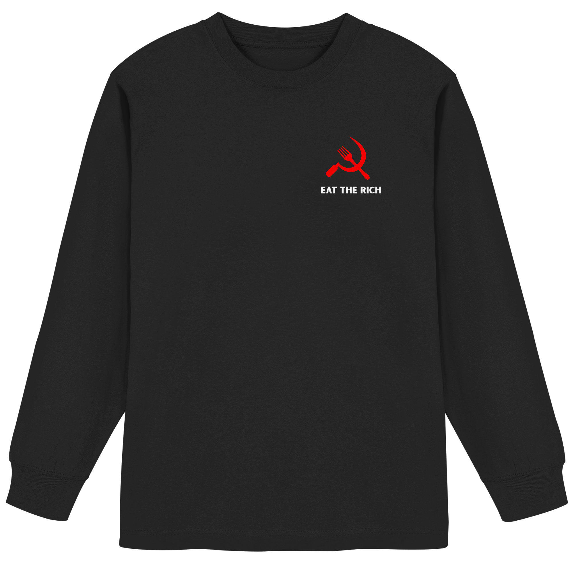 Eat the Rich "Gabel & Sichel Edition" - Organic Heavy Oversized Longsleeve T-Shirt