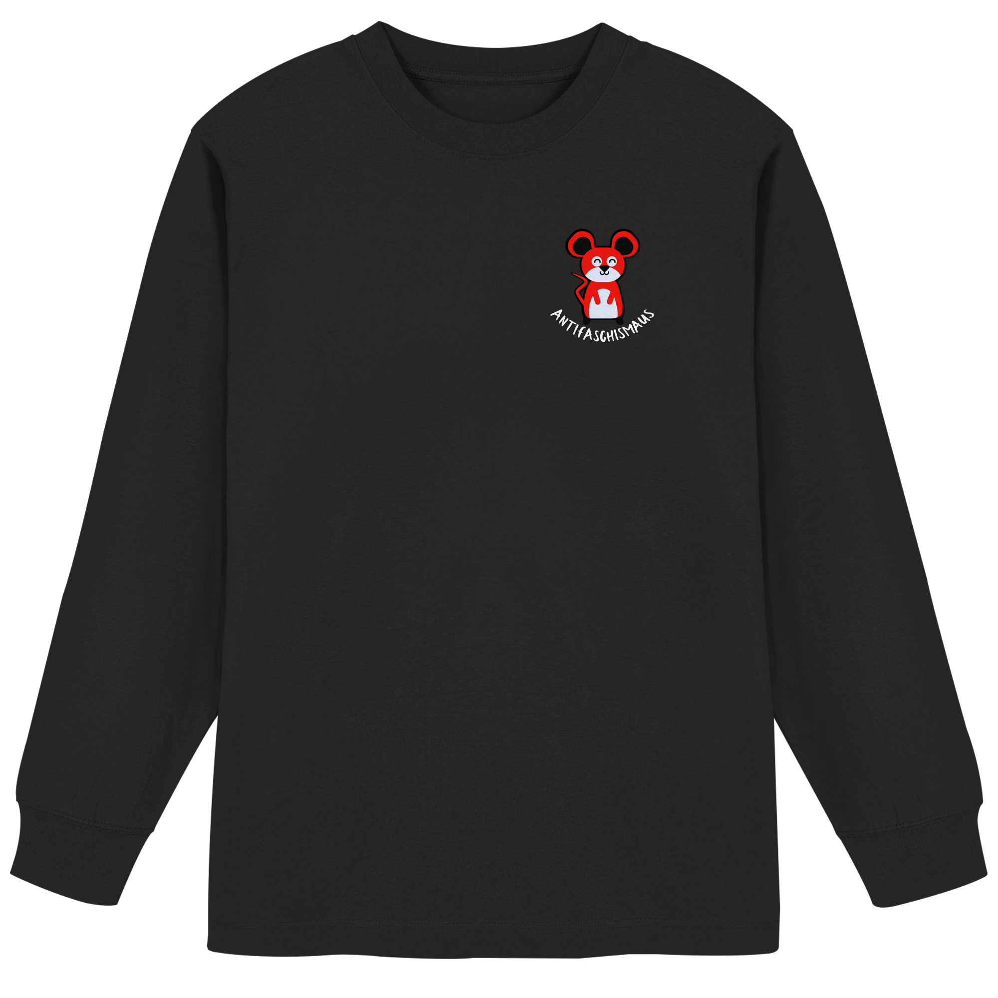 Antifaschismaus - Organic Heavy Oversized Longsleeve T-Shirt