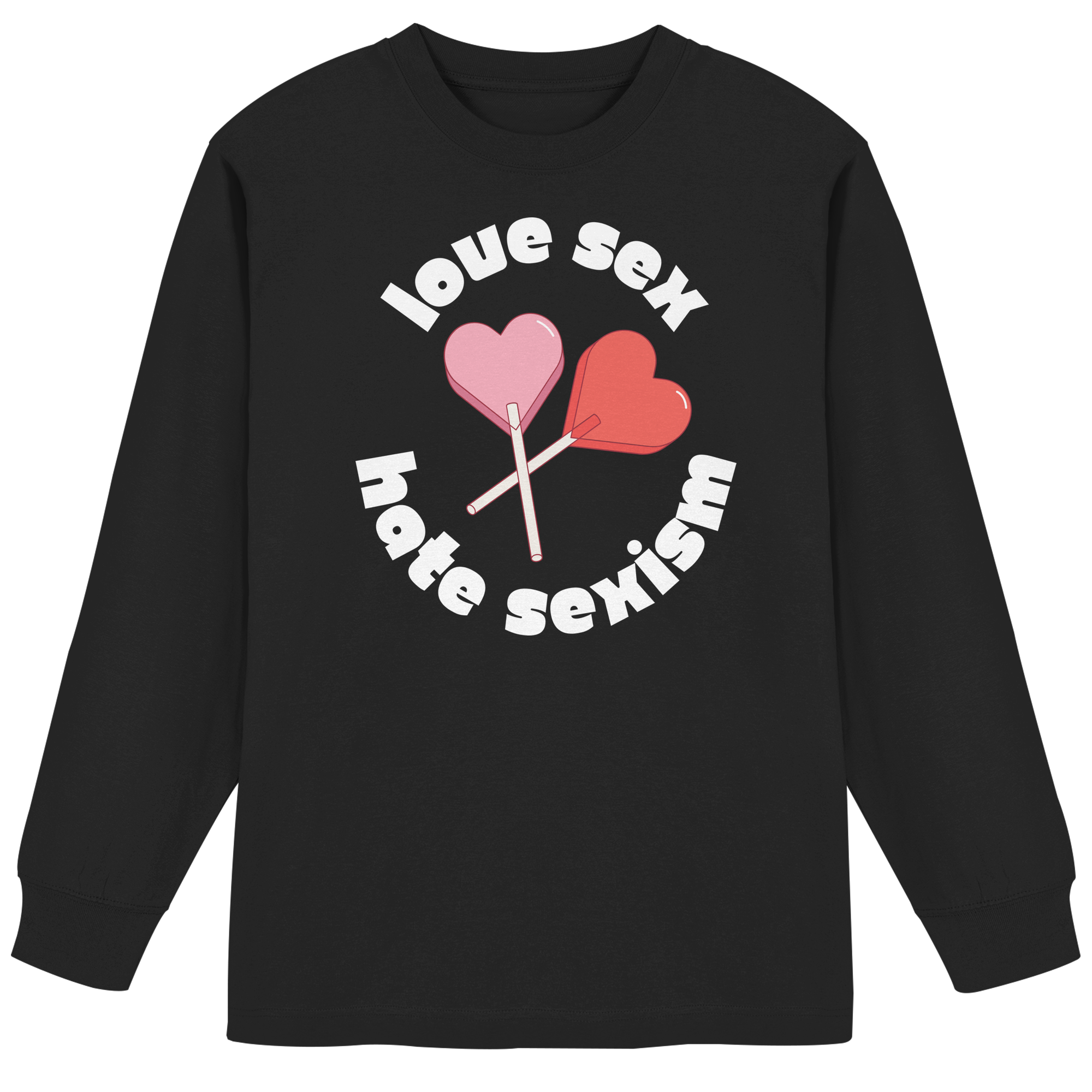 Love Sex Hate Sexism - Organic Heavy Oversized Longsleeve T-Shirt