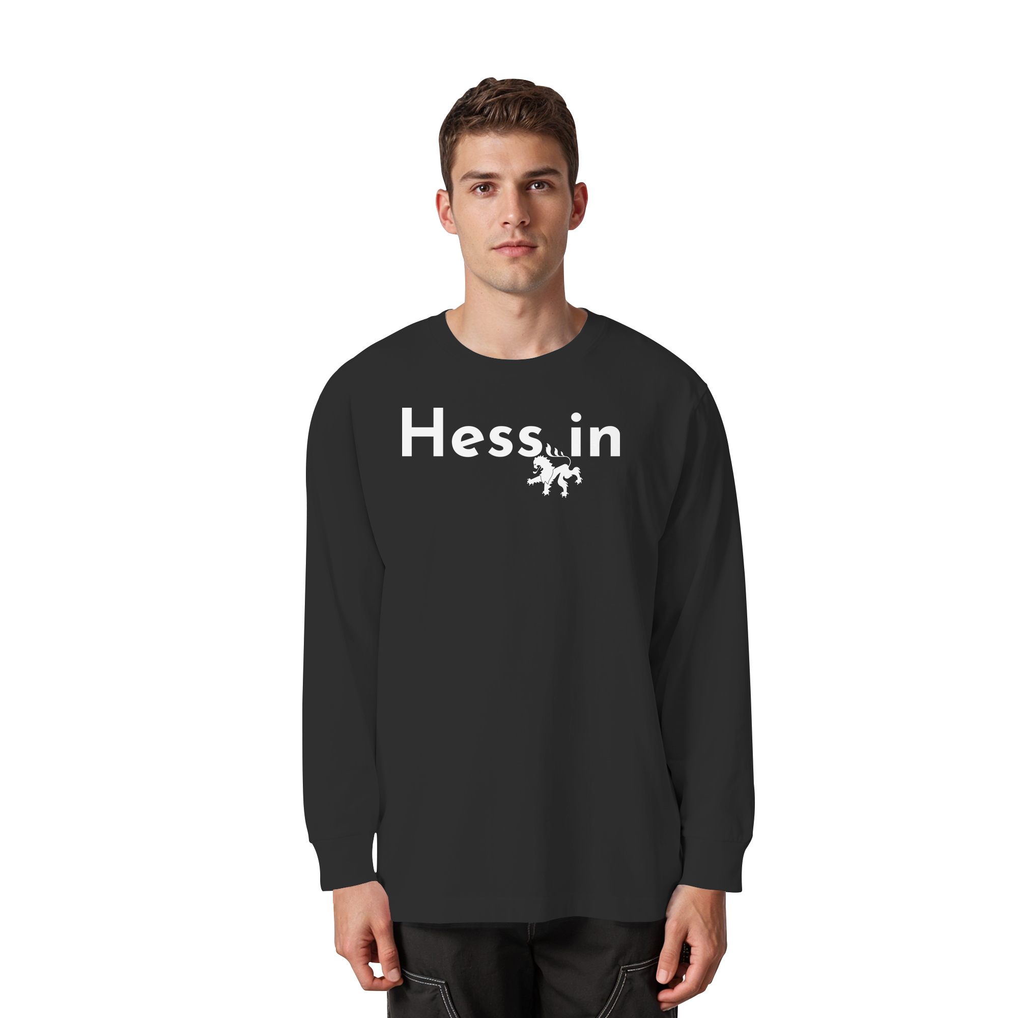 Hess_in "Löwen Edition" - Organic Heavy Oversized Longsleeve T-Shirt
