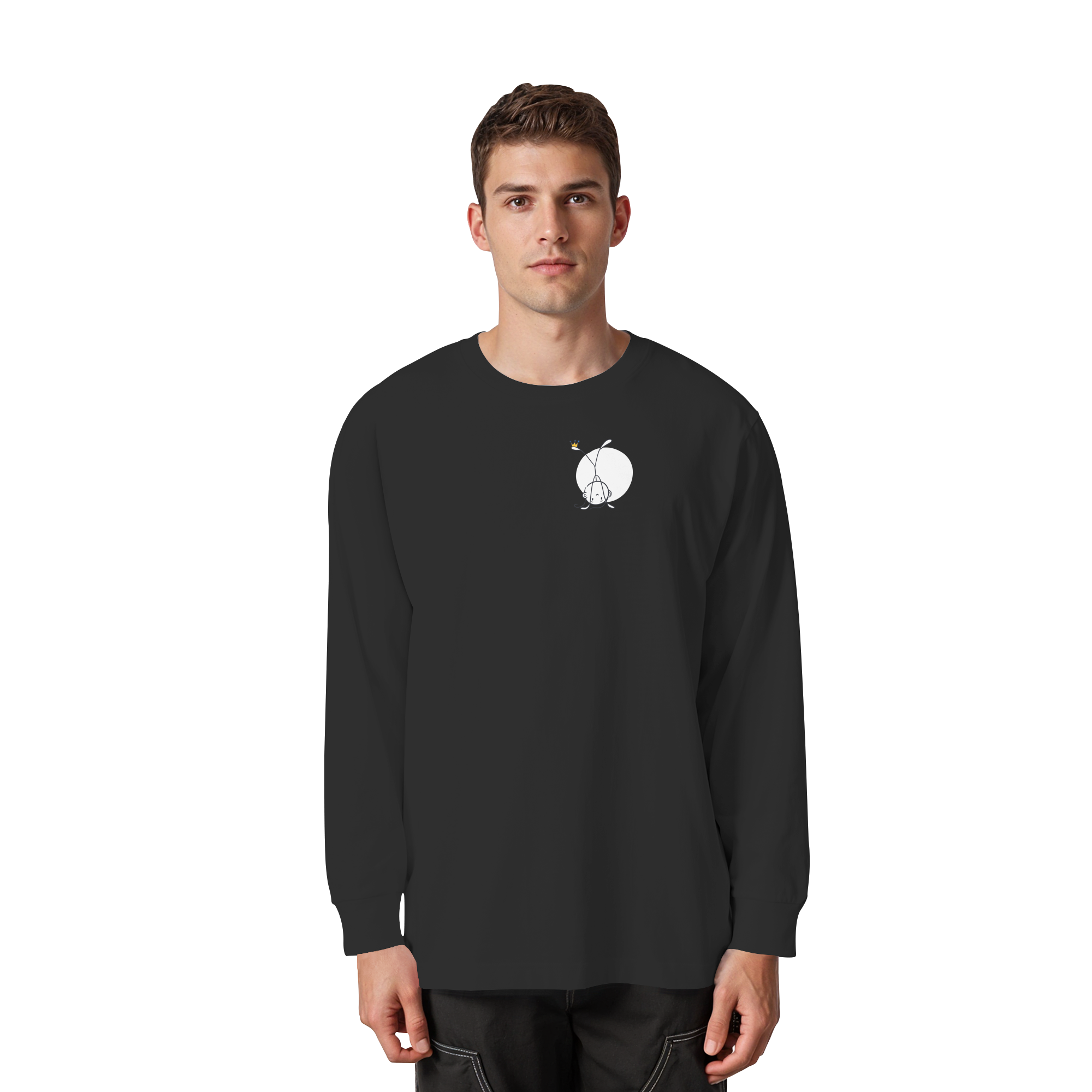 Mein Körper gehört mir "Bunte Edition" Backprint - Organic Heavy Oversized Longsleeve T-Shirt
