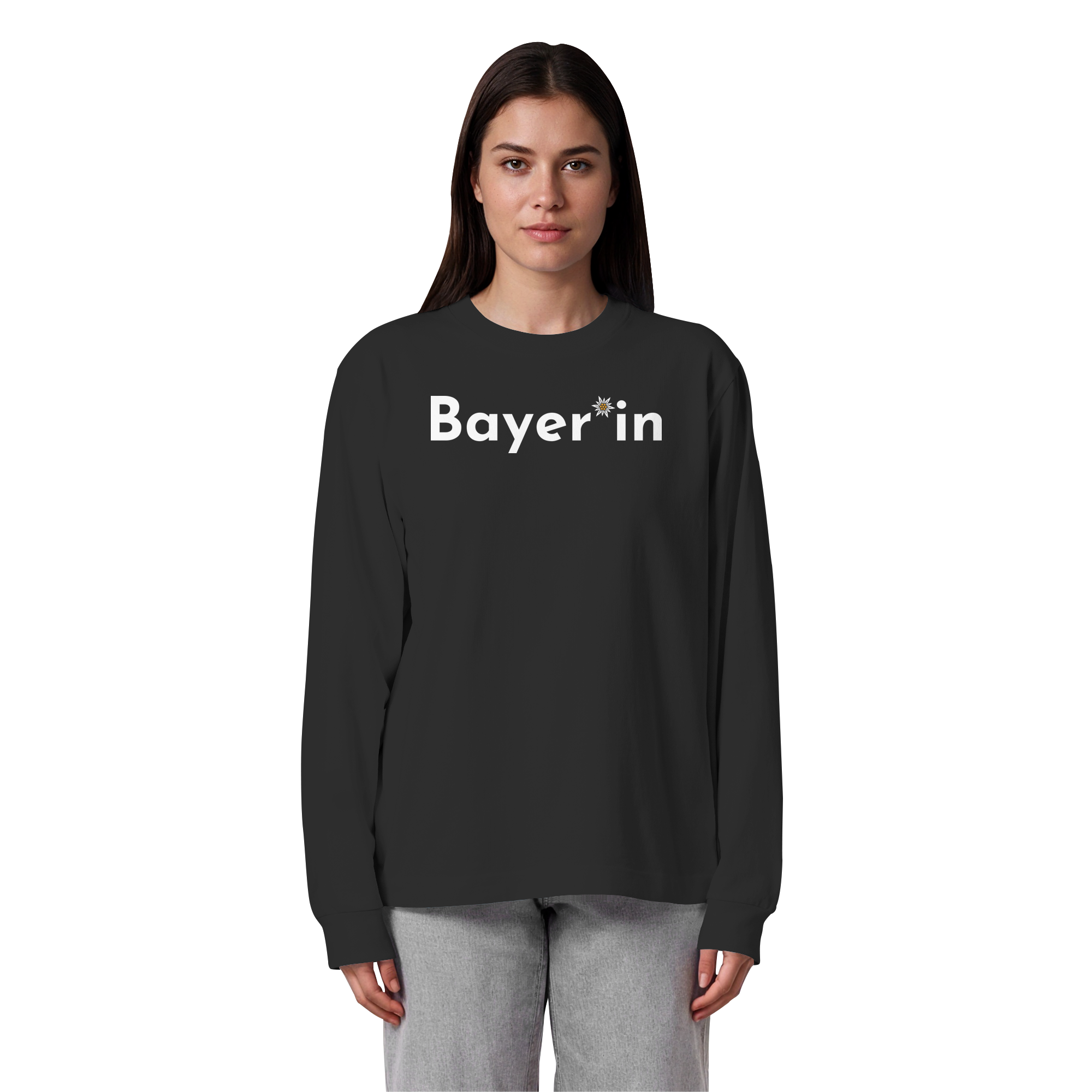 Bayer*in "Edelweiß-Edition" - Organic Heavy Oversized Longsleeve T-Shirt