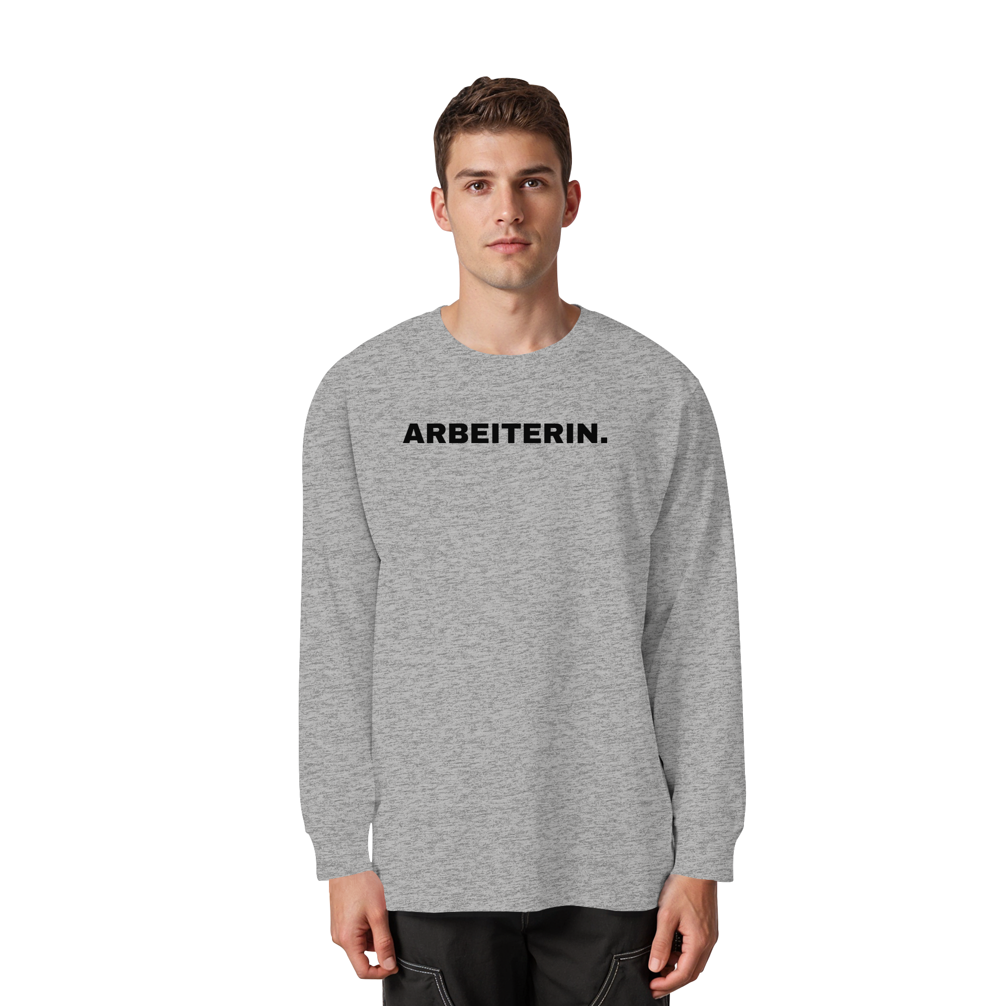 ARBEITERIN. "Plain Work Edition" - Organic Heavy Oversized Longsleeve T-Shirt