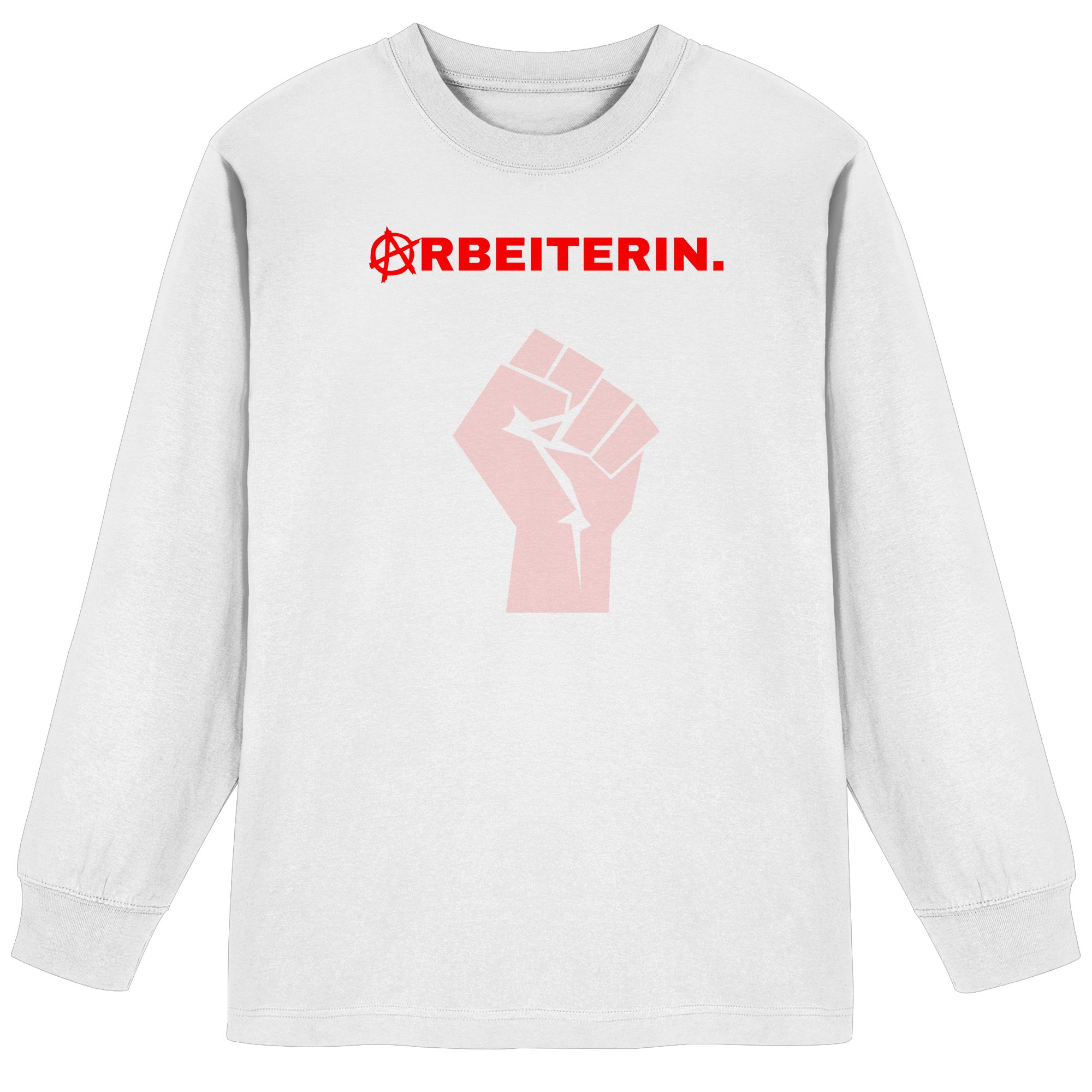 ARBEITERIN. "Solidarisch und Frei Edition" - Organic Heavy Oversized Longsleeve T-Shirt