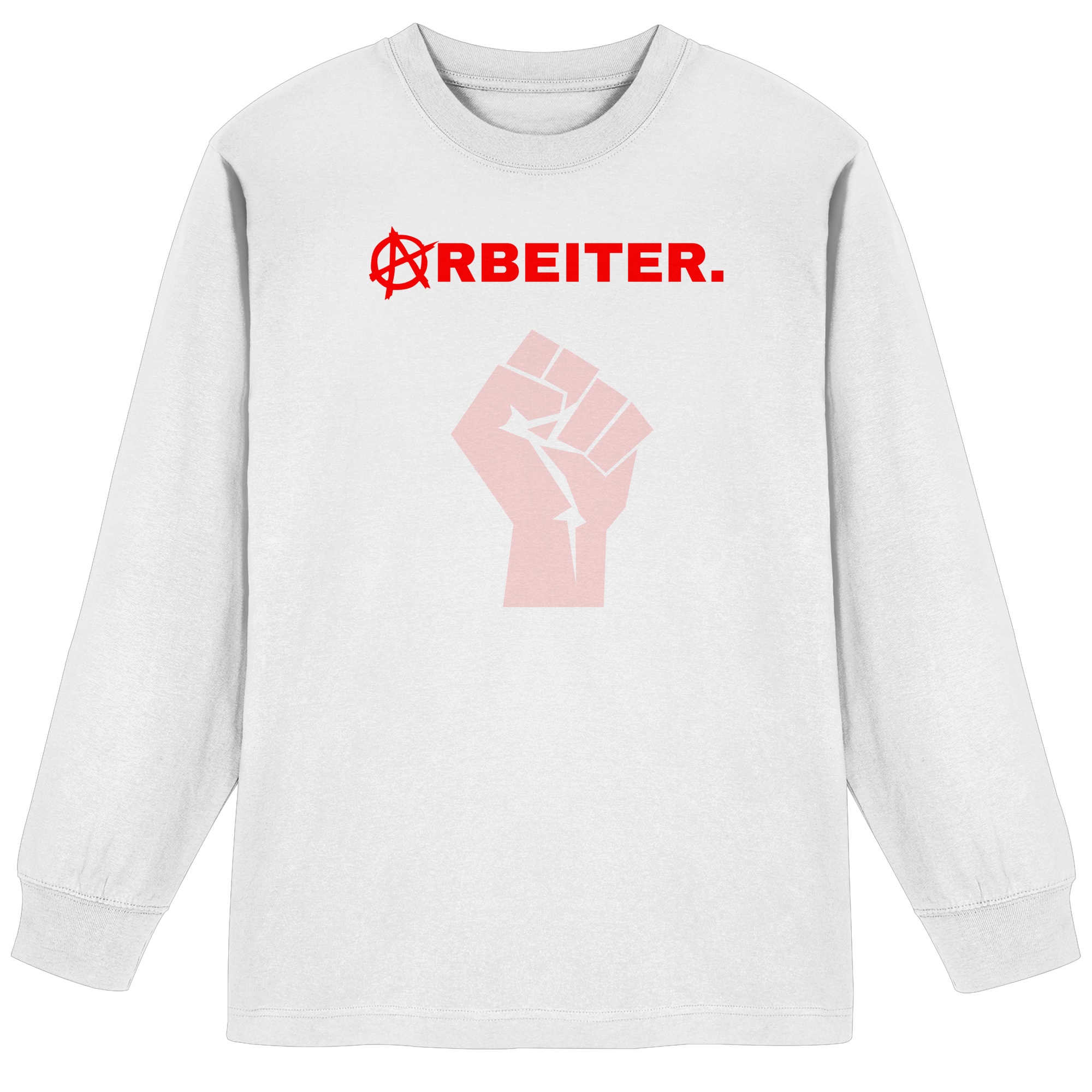 ARBEITER. "Solidarisch und Frei Edition" - Organic Heavy Oversized Longsleeve T-Shirt