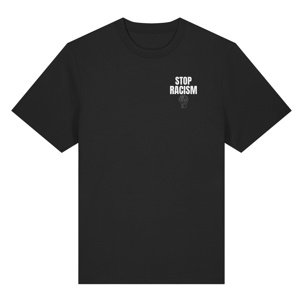 Stop Racism "Raised Fist Edition" - Organic Heavy Shirt