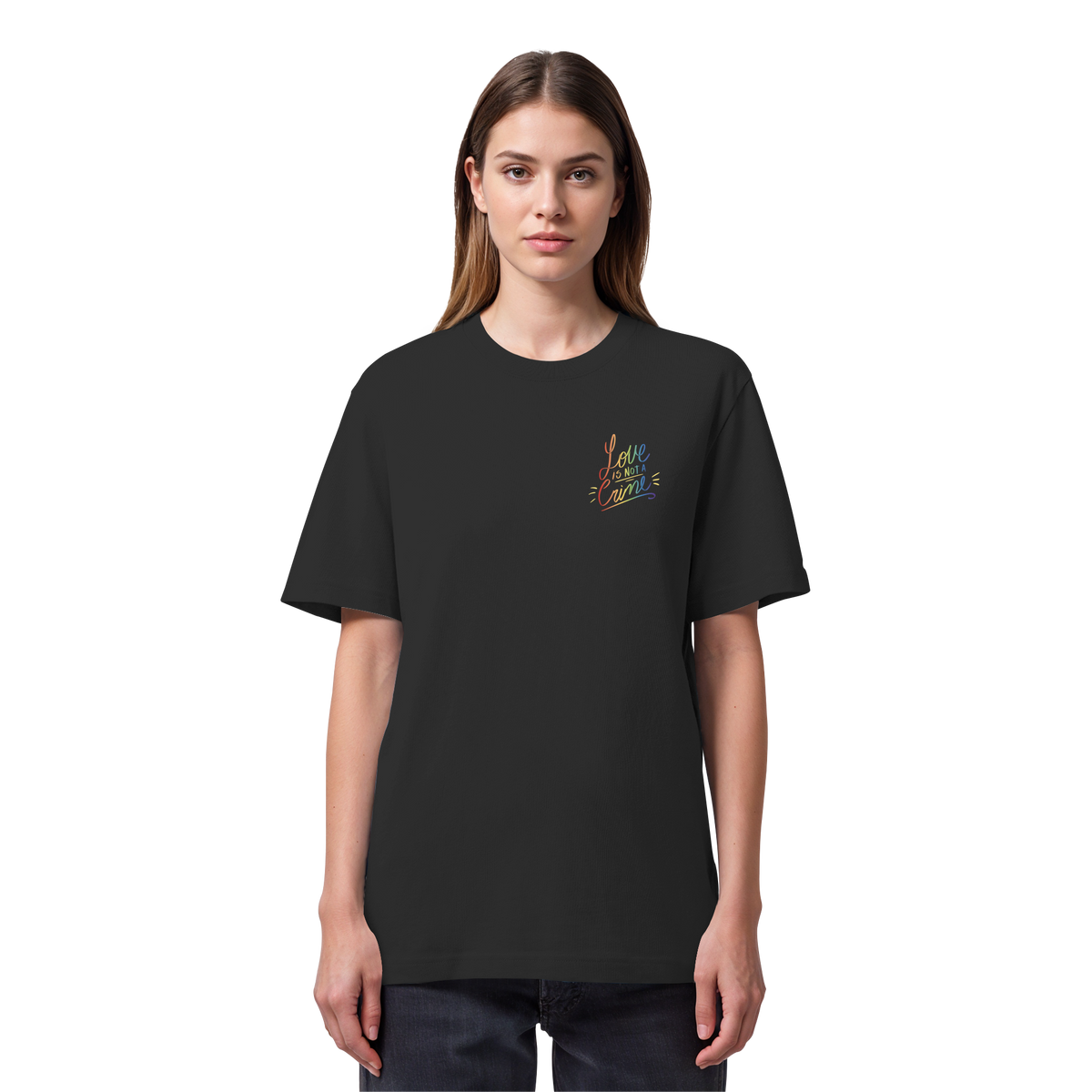 Love is Not a Crime "Calligraphy Edition" - Organic Heavy Shirt