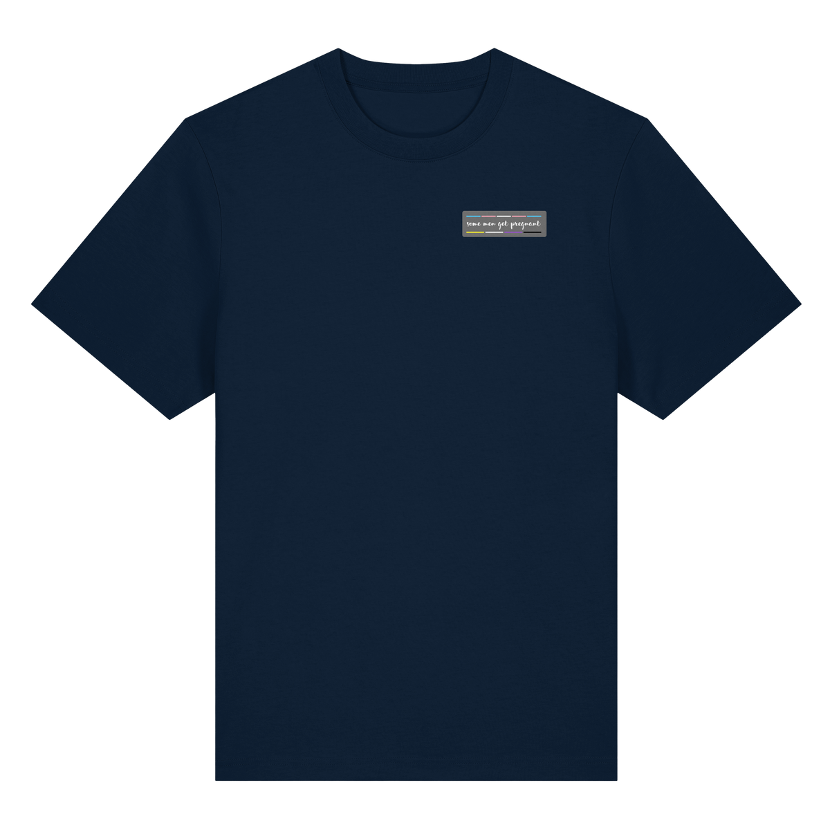 some men get pregnant "Trans Stripes Edition" - Organic Heavy Shirt