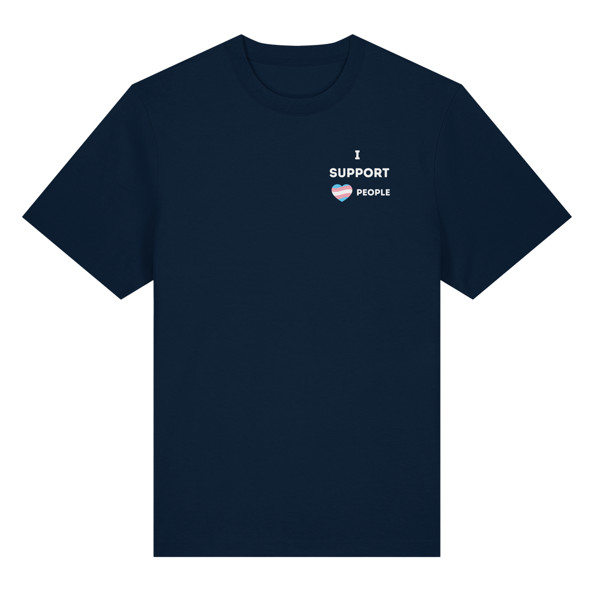 I support Trans People - Organic Heavy Shirt