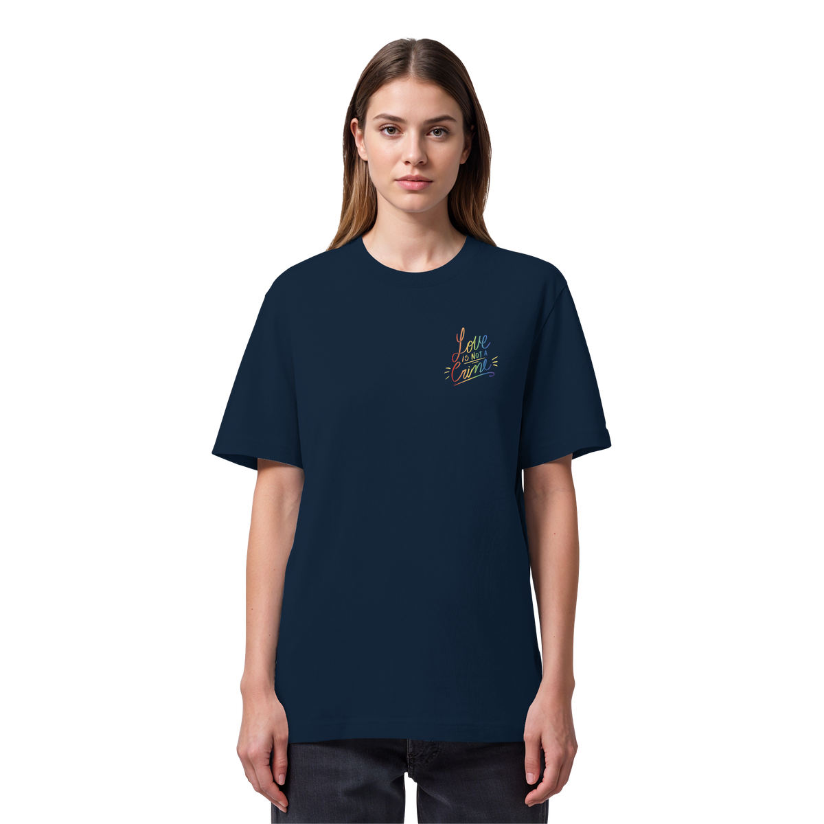 Love is Not a Crime "Calligraphy Edition" - Organic Heavy Shirt