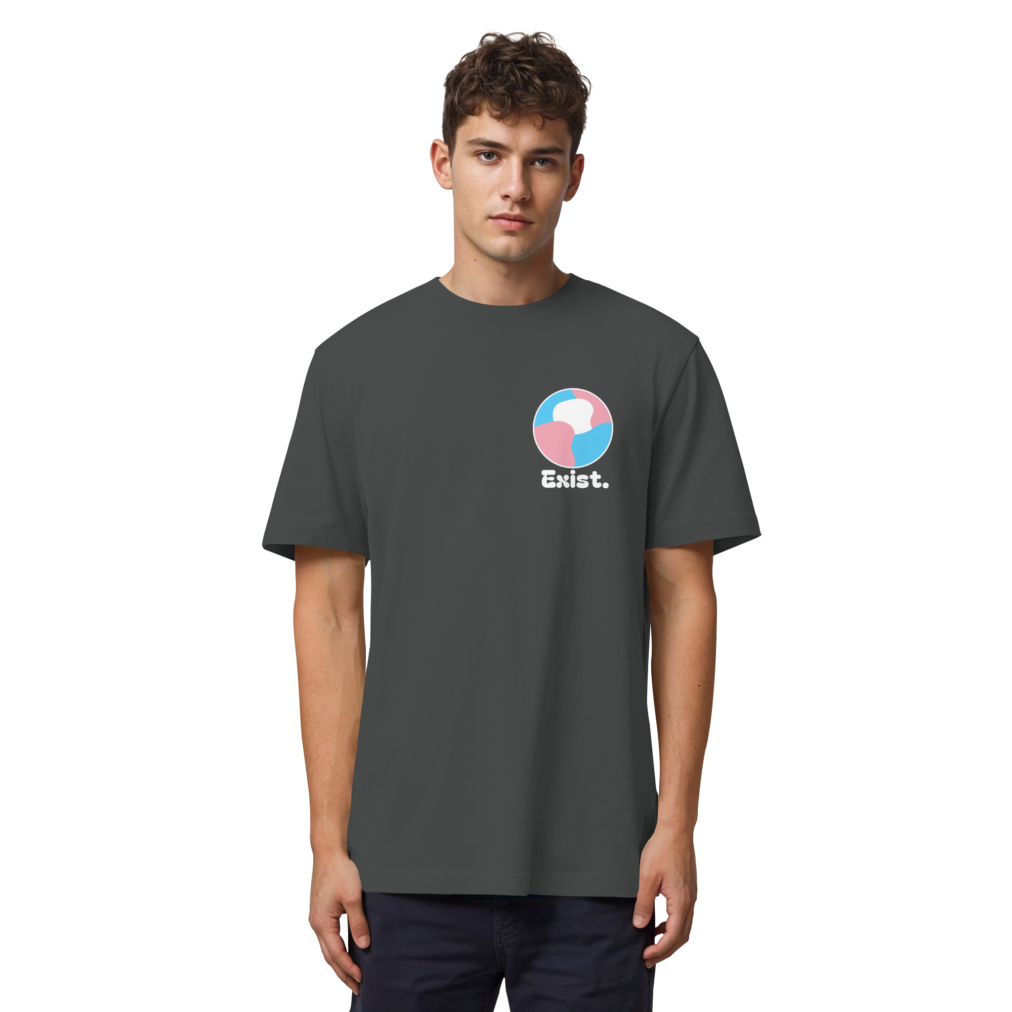 Exist "Trans Edition" - Organic Heavy T-Shirt