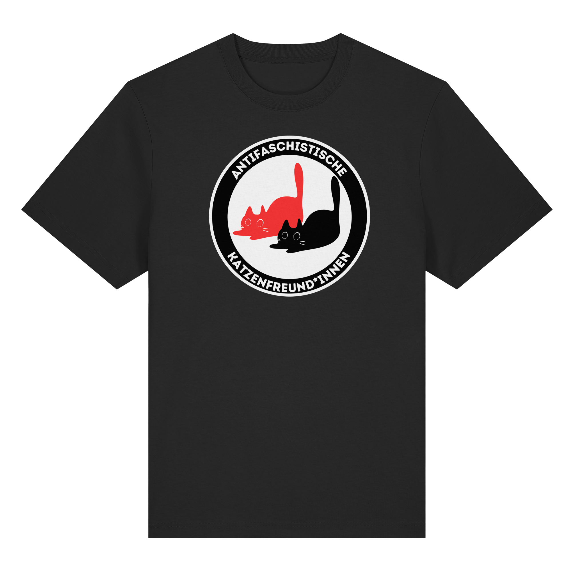 Antifaschistische Katzenfreund*innen - Organic Heavy T-Shirt