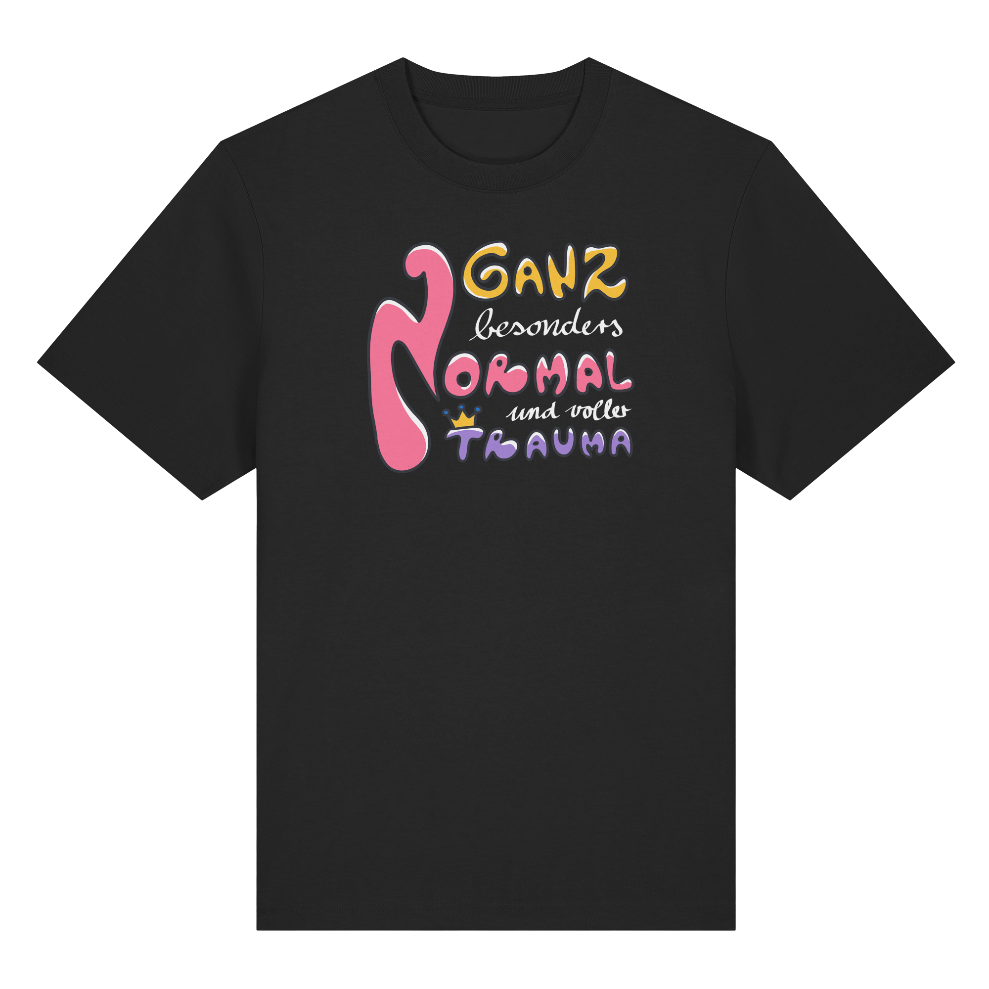 Ganz besonders Normal und voller Trauma "Bunte Edition" - Organic Heavy T-Shirt