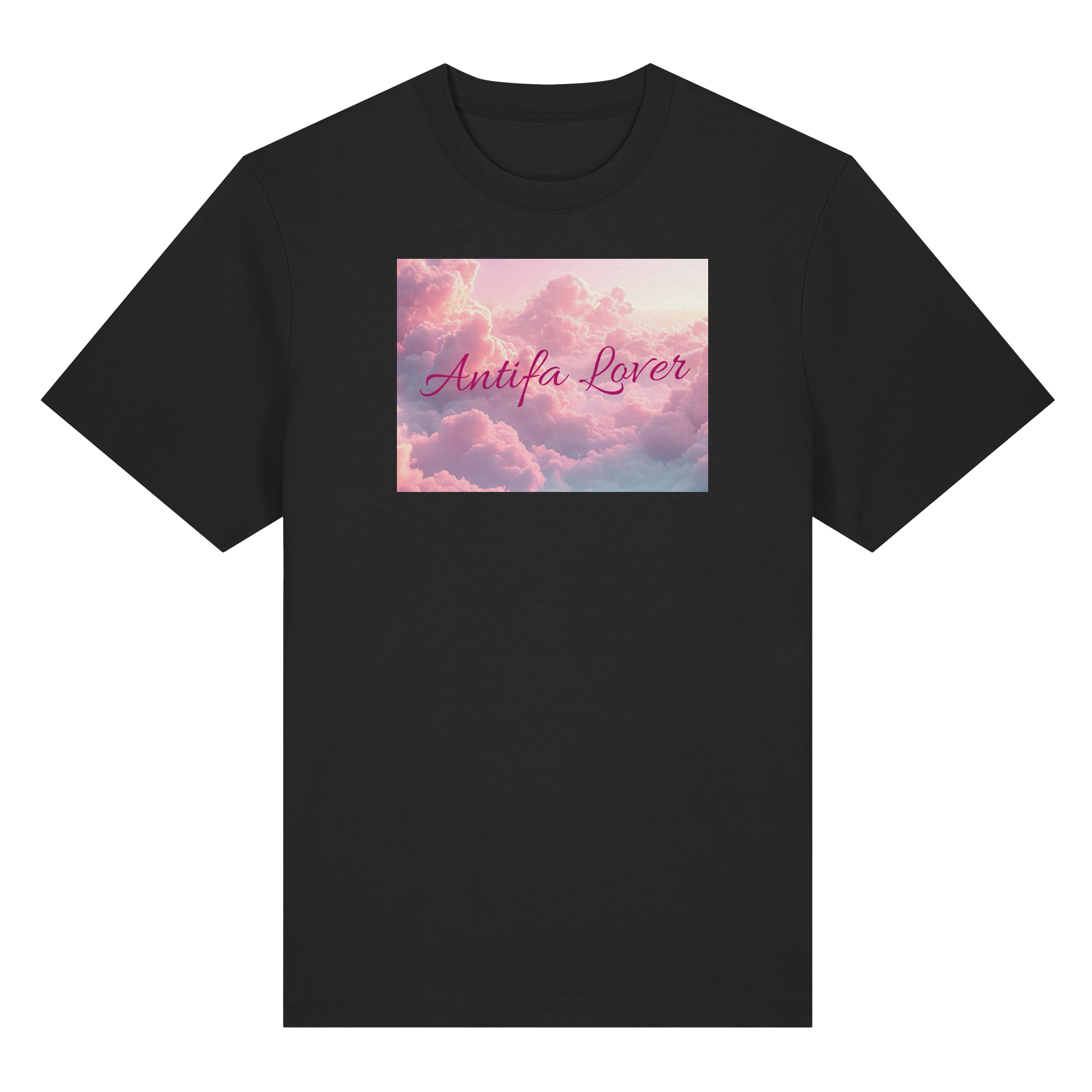 Antifa Lover Backprint - Organic Heavy T-Shirt