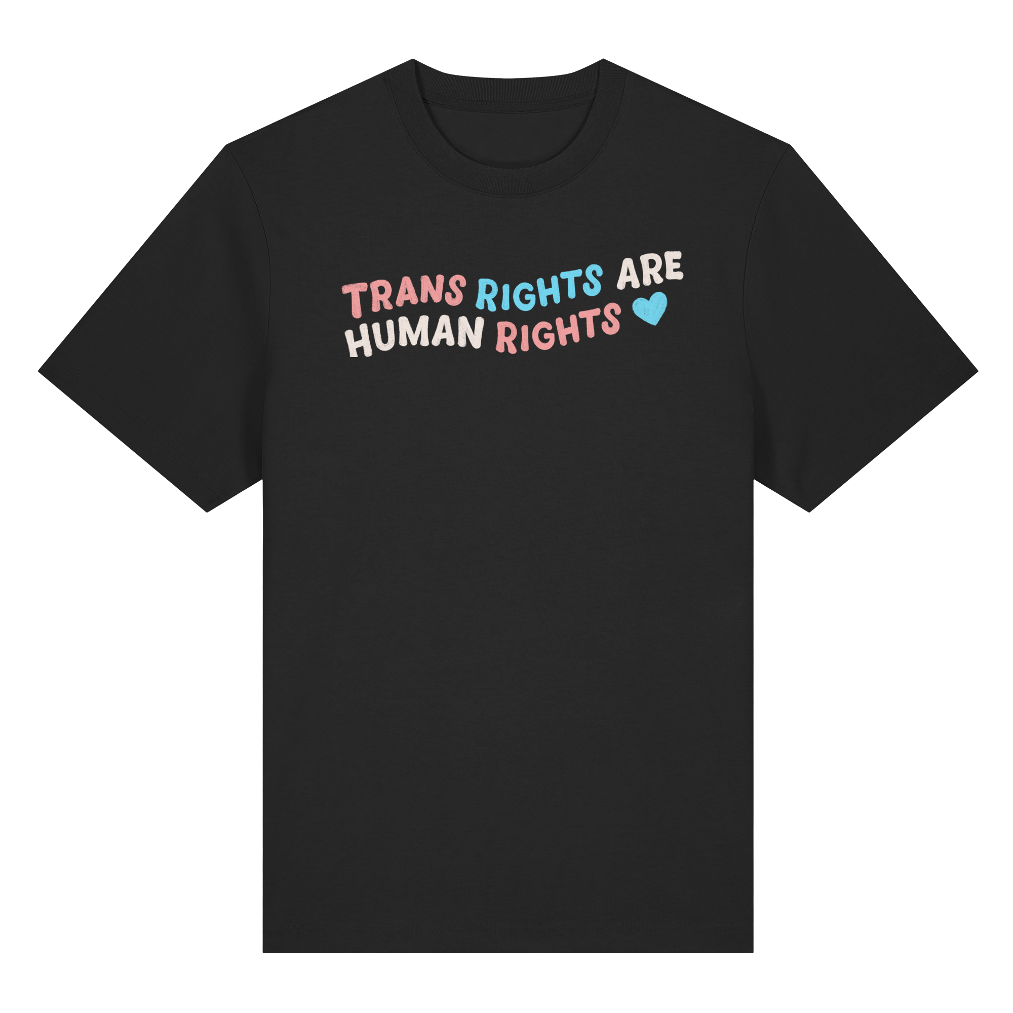 Trans Rights are Human Rights "Pastel Power Edition" - Organic Heavy T-Shirt