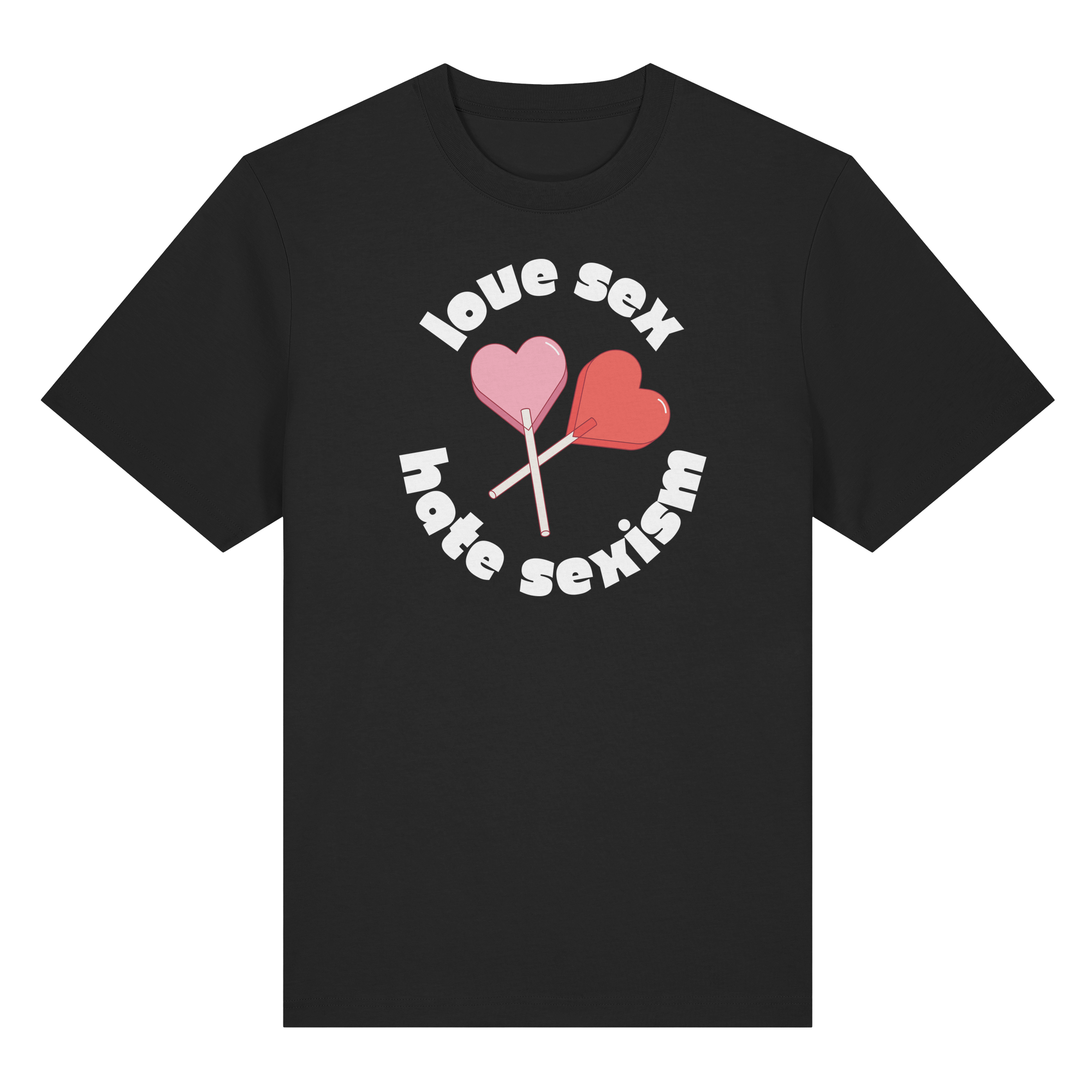 Love Sex Hate Sexism - Organic Heavy T-Shirt