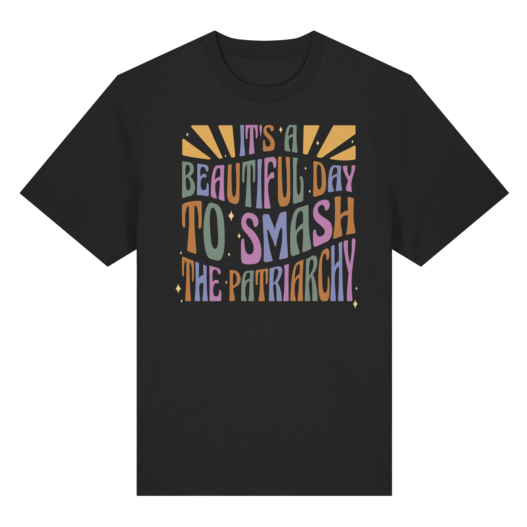 It's a Beautiful Day to Smash the Patriarchy - Organic Heavy T-Shirt