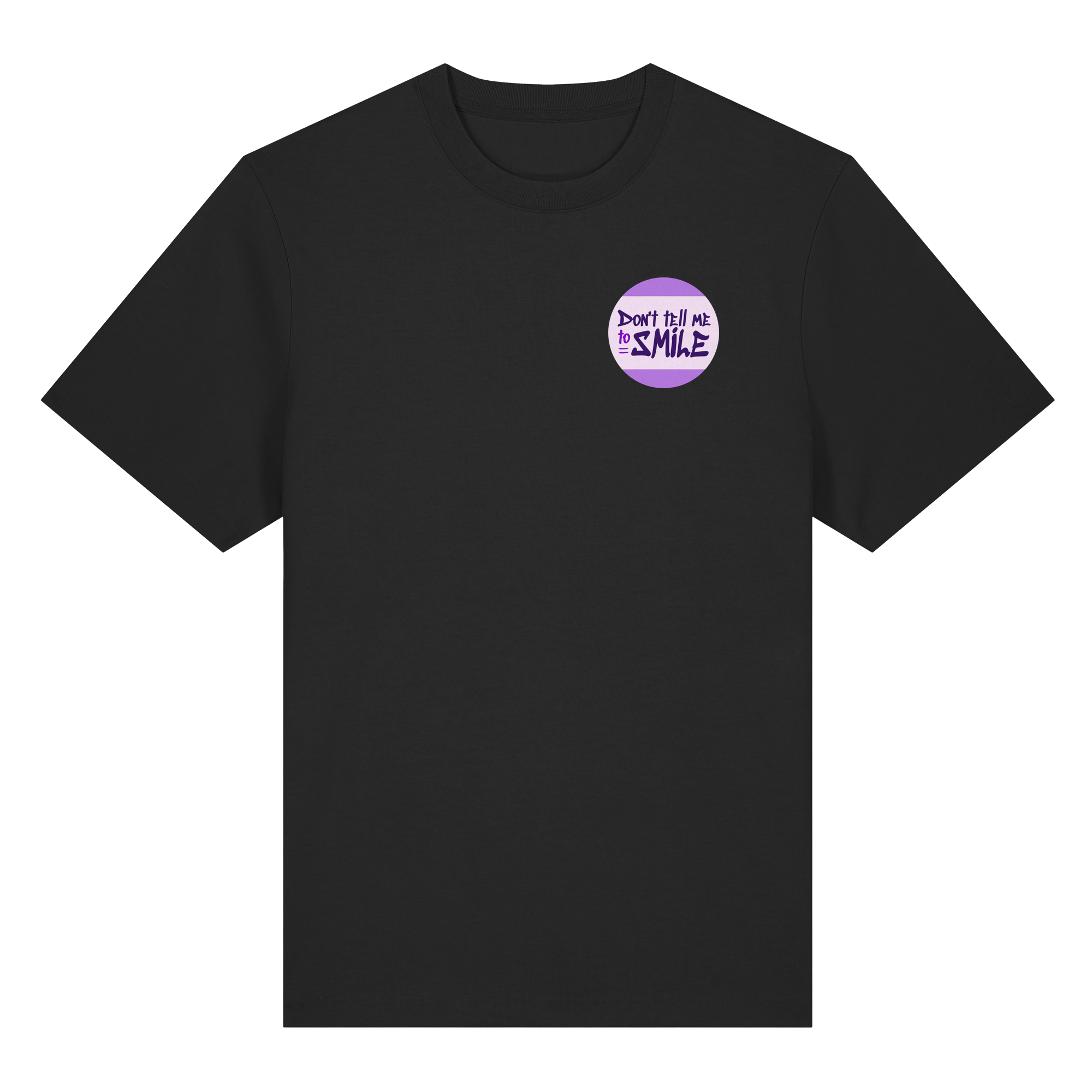 Don't Tell Me To Smile - Organic Heavy T-Shirt