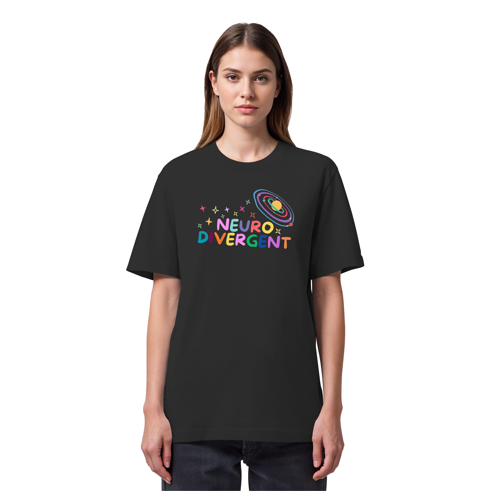 Neurodivergent "Planet Edition" - Organic Heavy T-Shirt