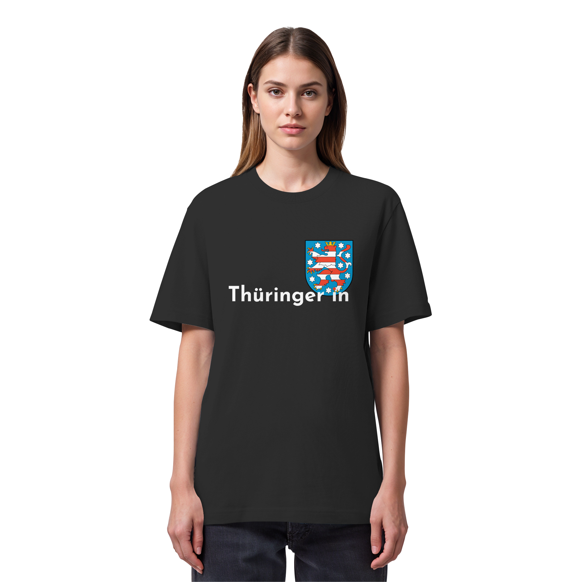 Thüringer*in "Wappen Edition" - Organic Heavy T-Shirt