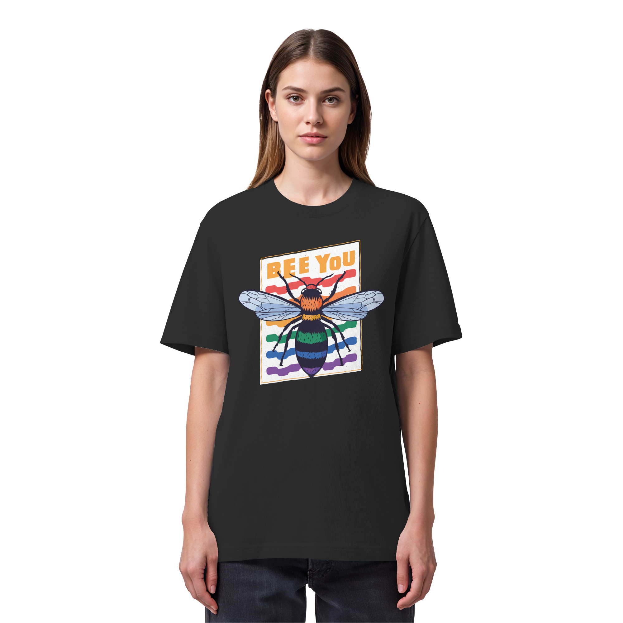 Bee You "Rainbow Edition" - Organic Heavy T-Shirt