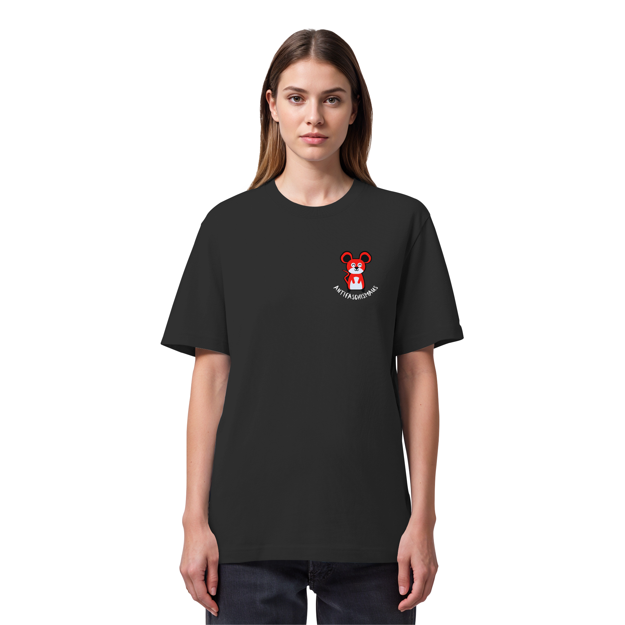 Antifaschismaus - Organic Heavy T-Shirt