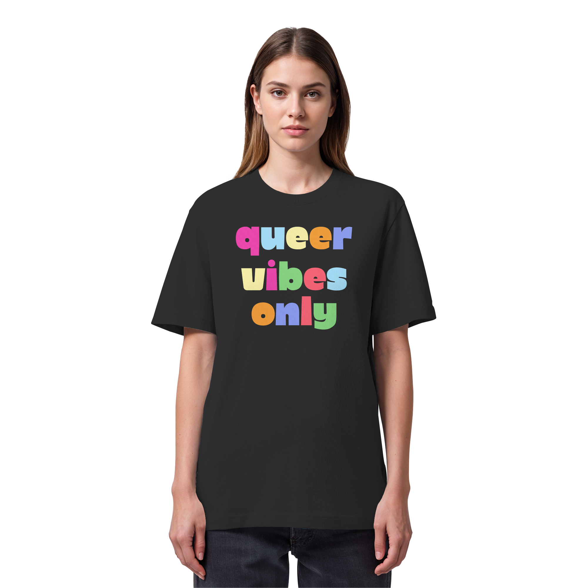 Queer Vibes Only - Organic Heavy T-Shirt