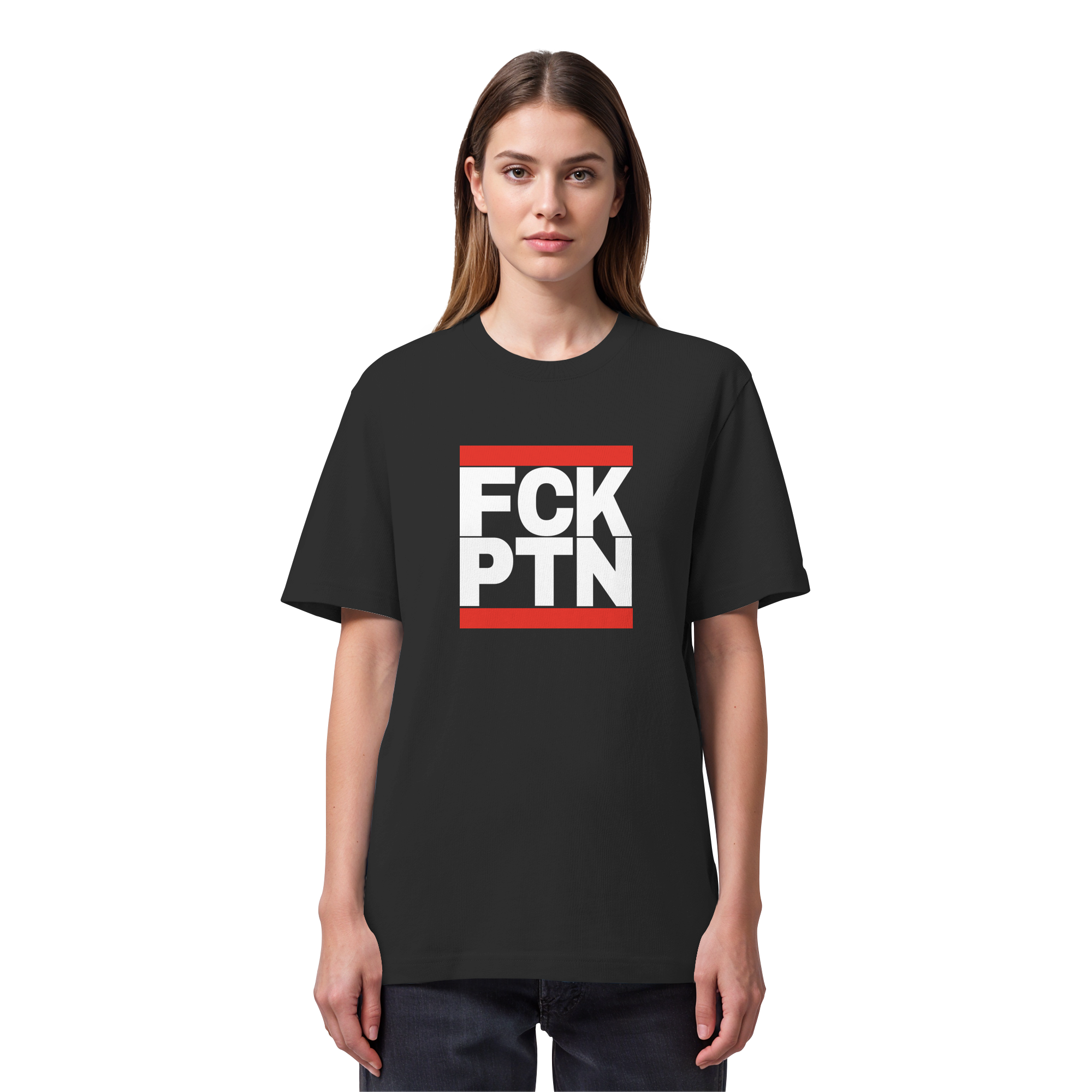 FCK PTN (weiße Schrift) - Organic Heavy T-Shirt