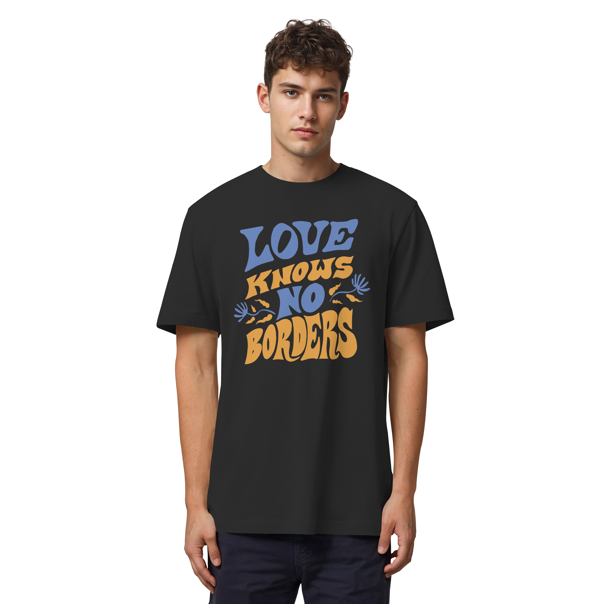 Love Knows No Borders - Organic Heavy T-Shirt