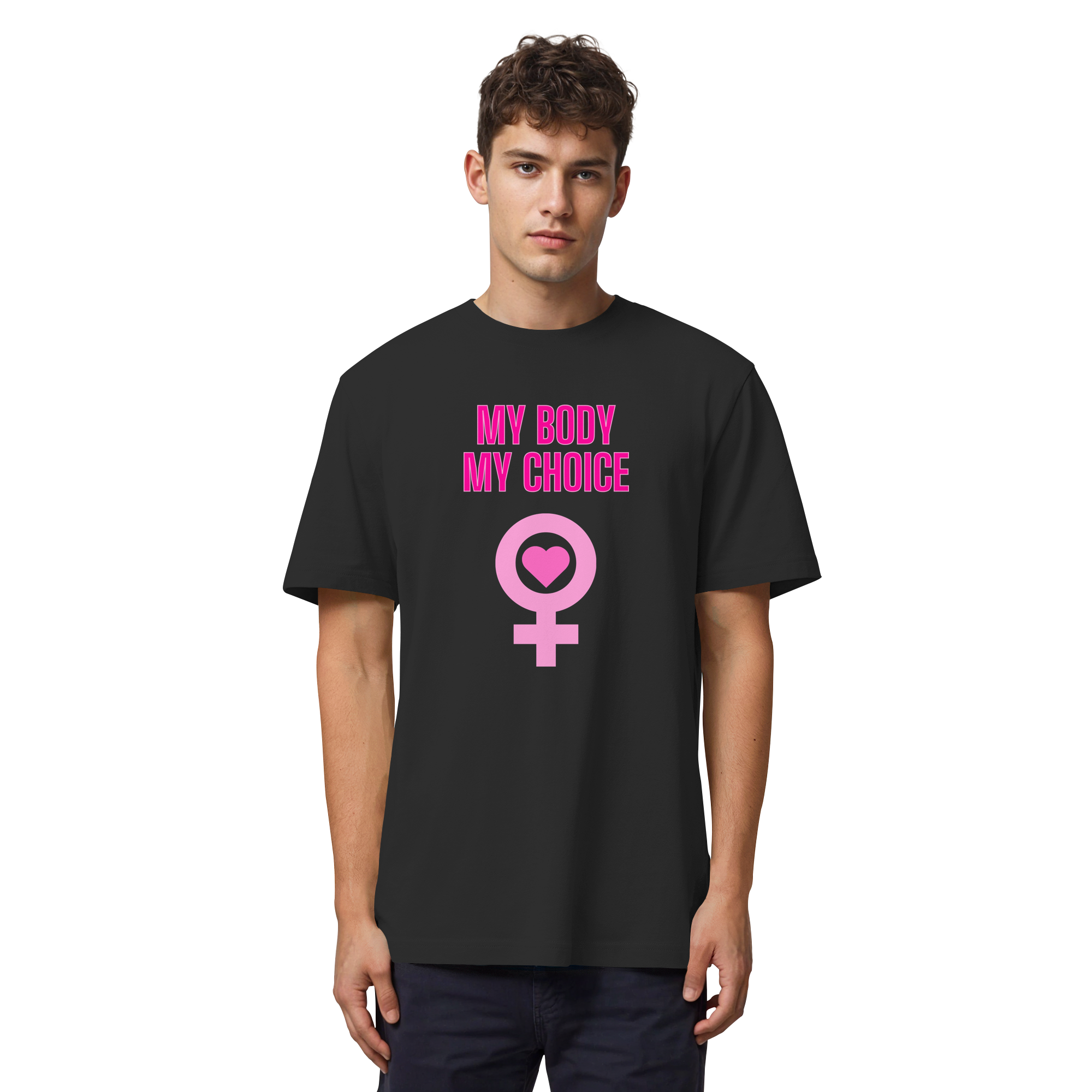 My Body My Choice "Pink Power Edition" - Organic Heavy T-Shirt