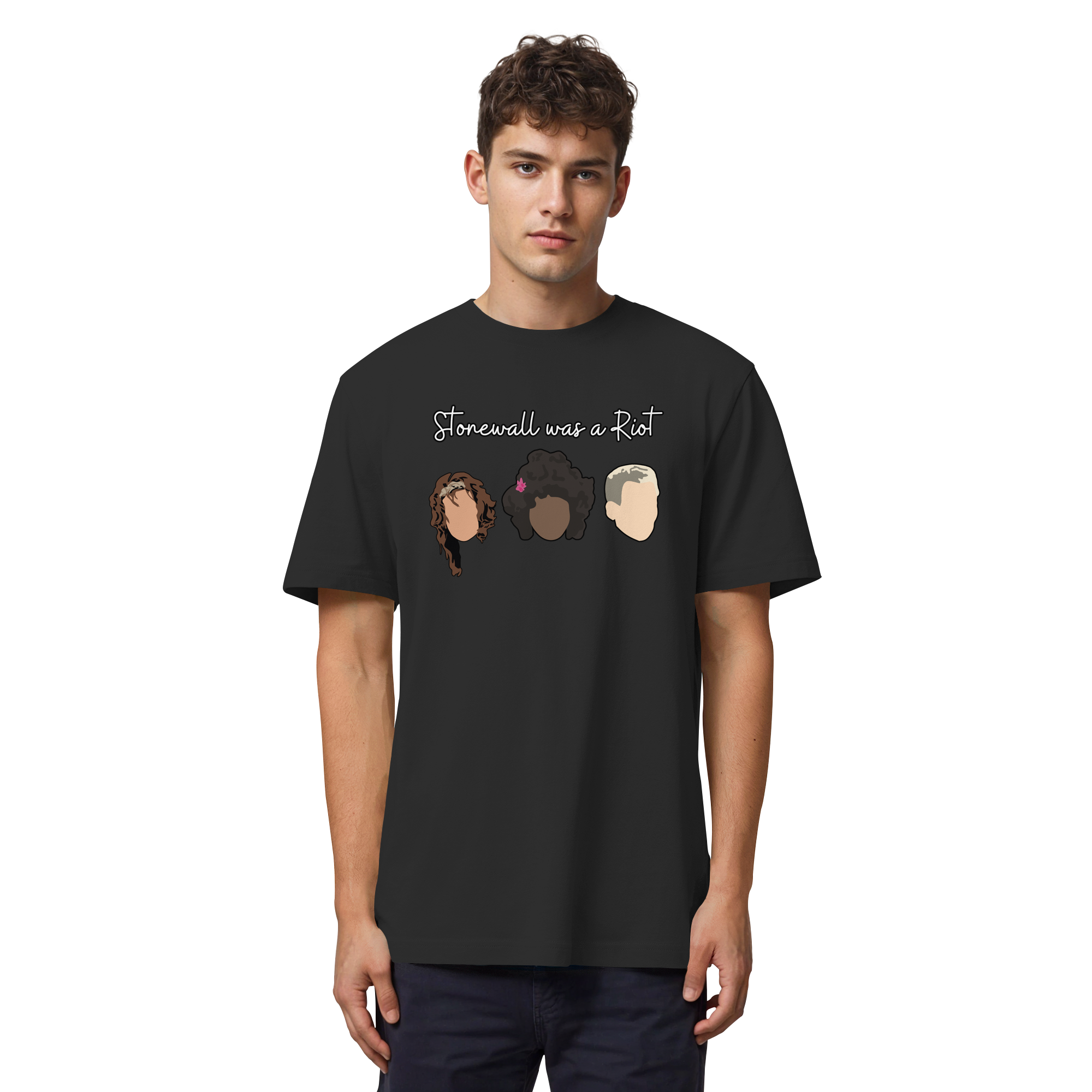 Stonewall was a Riot "Icons Edition" (dunkel) - Organic Heavy T-Shirt