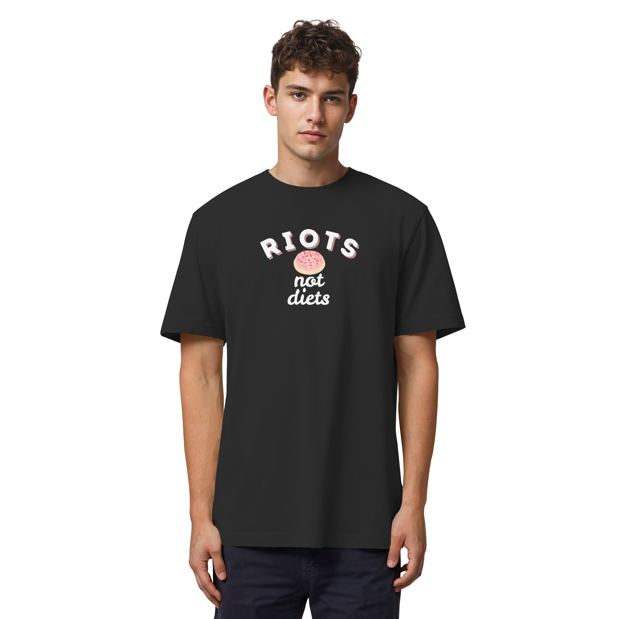 Riots not Diets - Organic Heavy T-Shirt