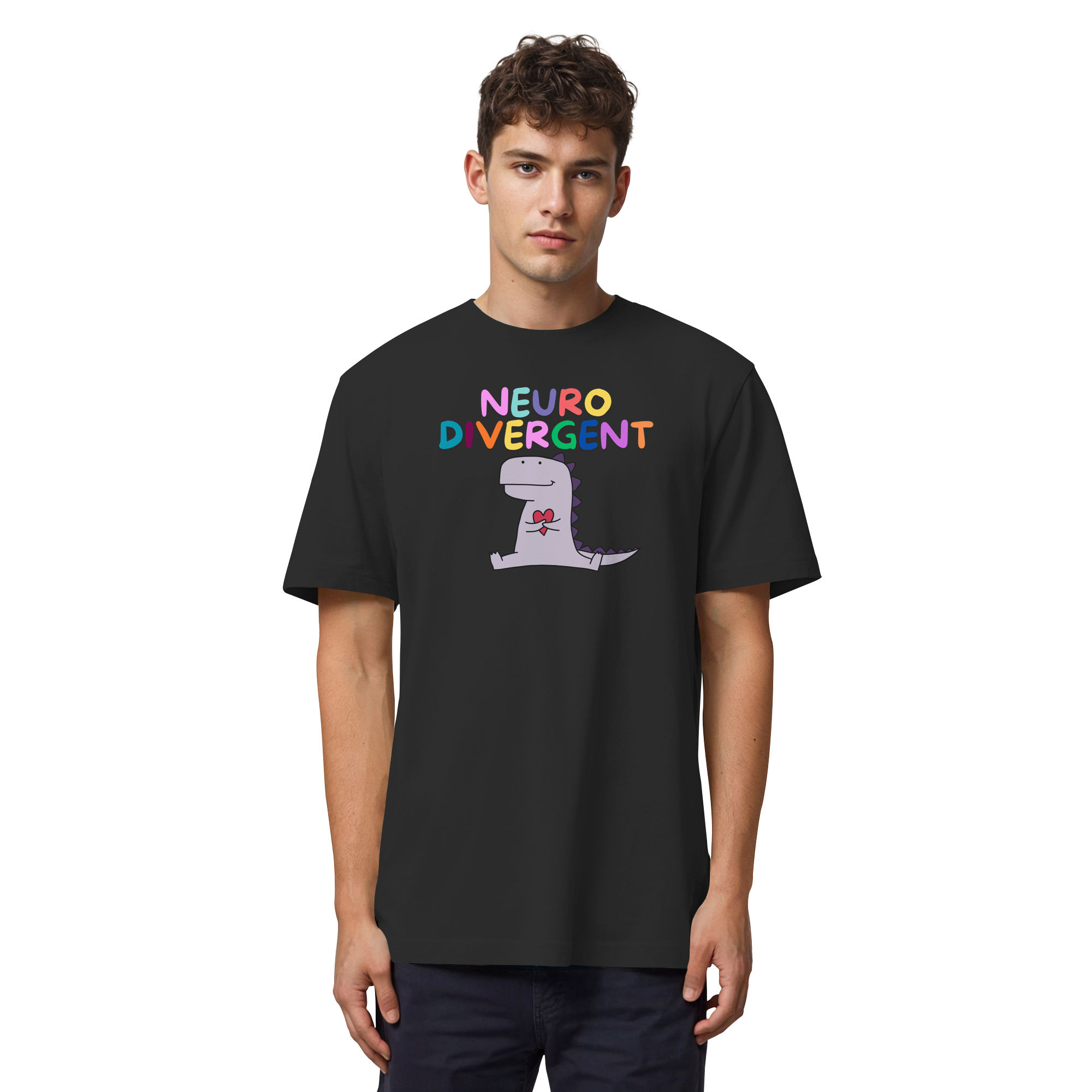Neurodivergent "Dino Edition" - Organic Heavy T-Shirt