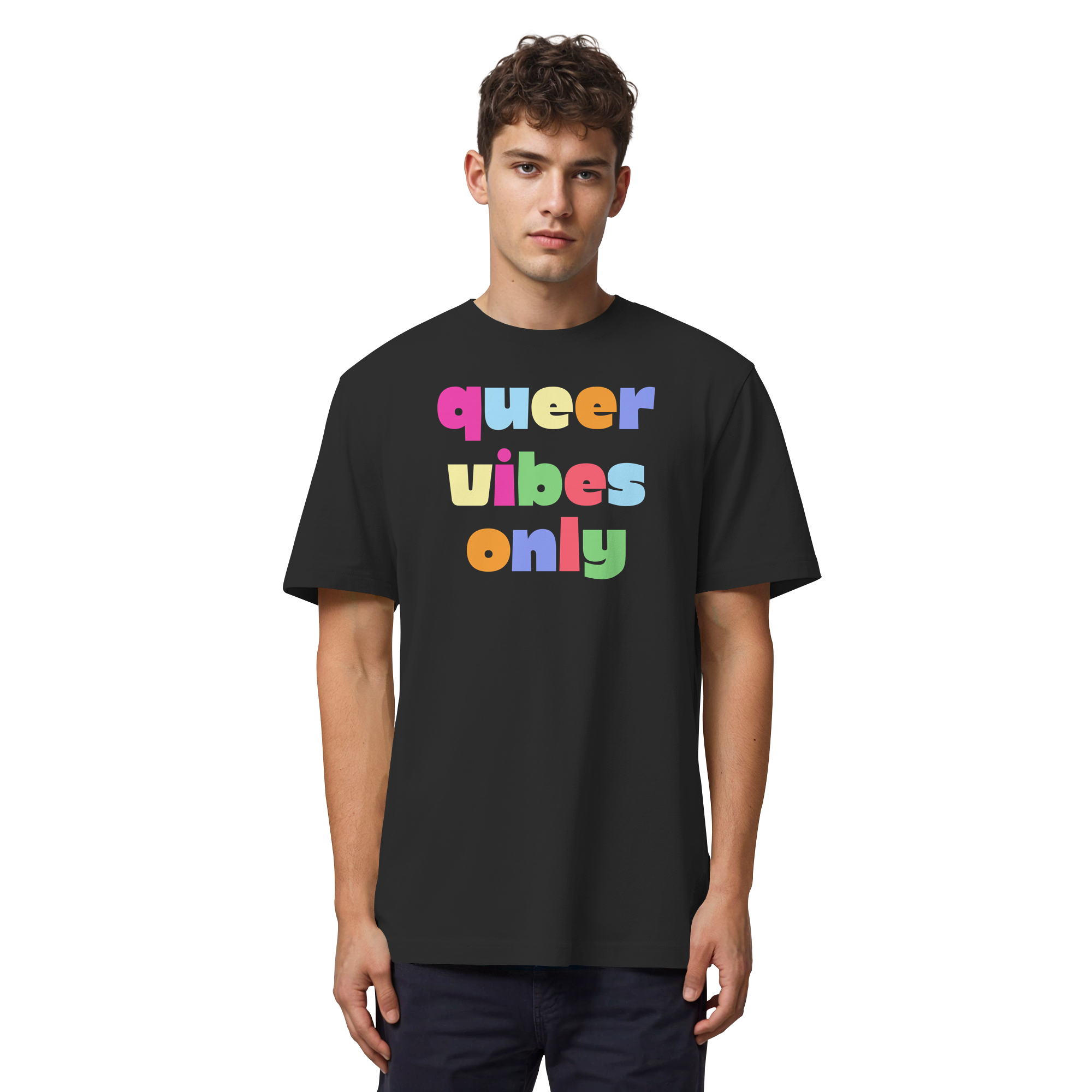 Queer Vibes Only - Organic Heavy T-Shirt