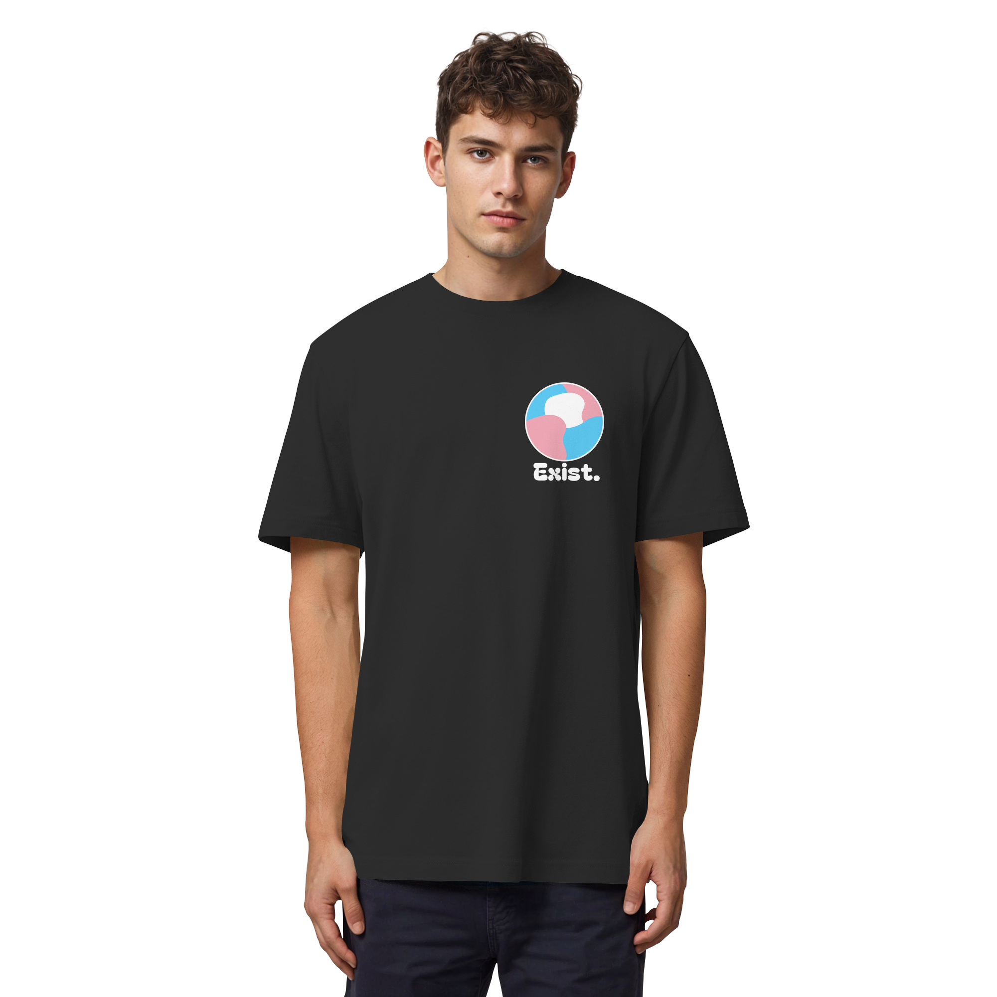 Exist "Trans Edition" - Organic Heavy T-Shirt