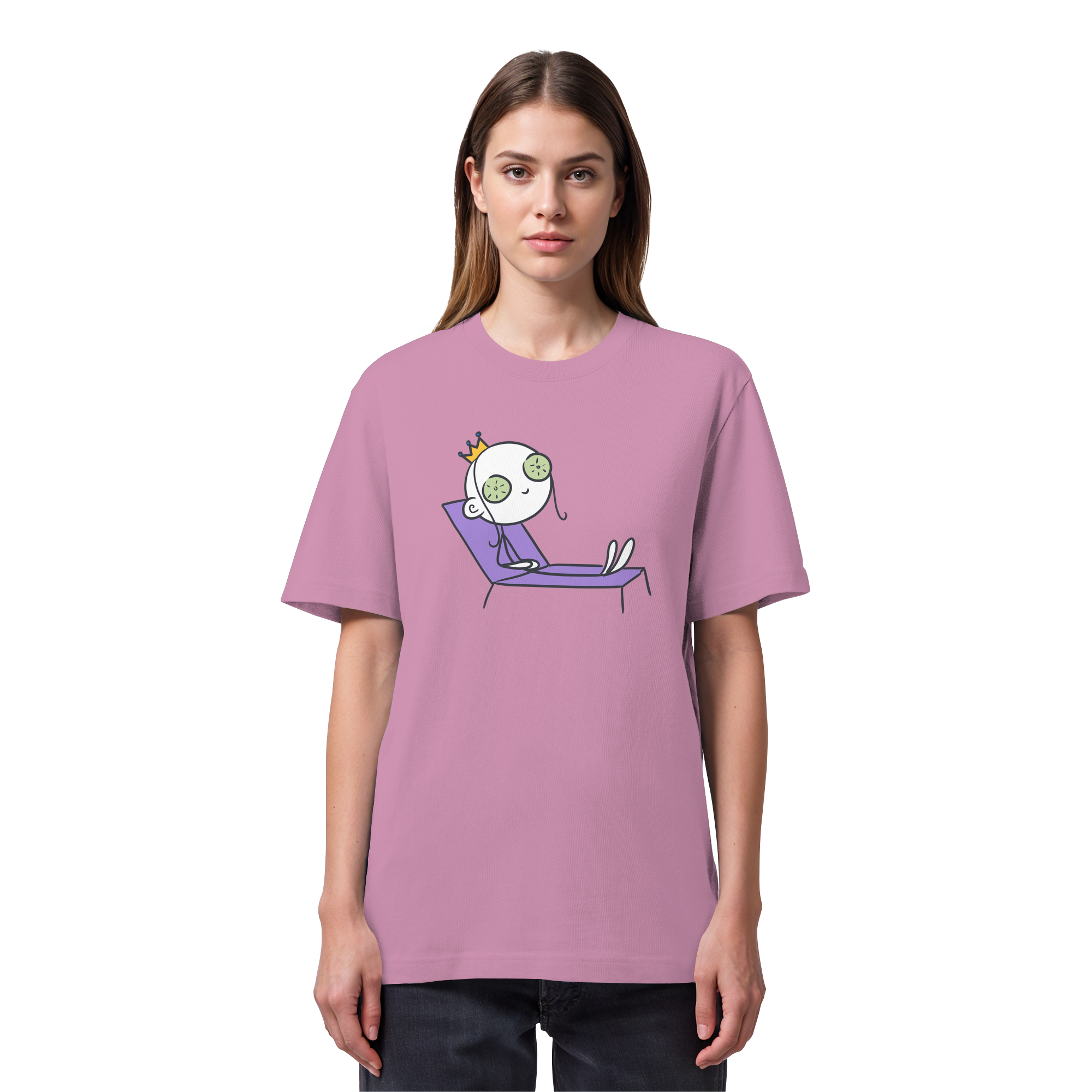 Seelenmännchen "Chill Out Edition" Frontprint - Organic Heavy T-Shirt