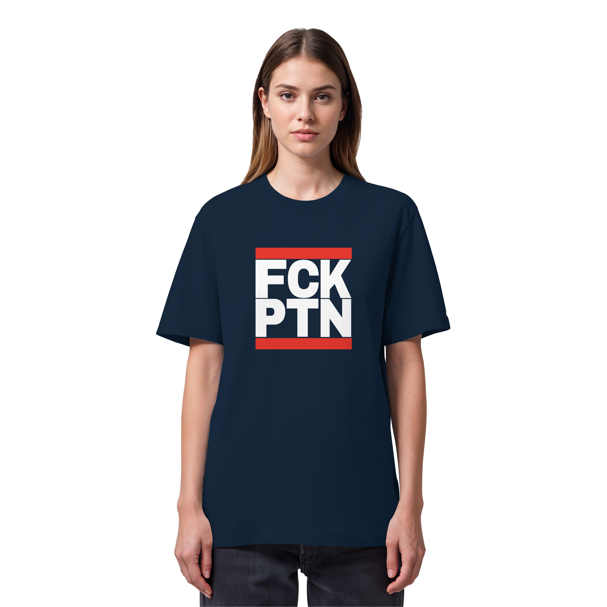 FCK PTN (weiße Schrift) - Organic Heavy T-Shirt