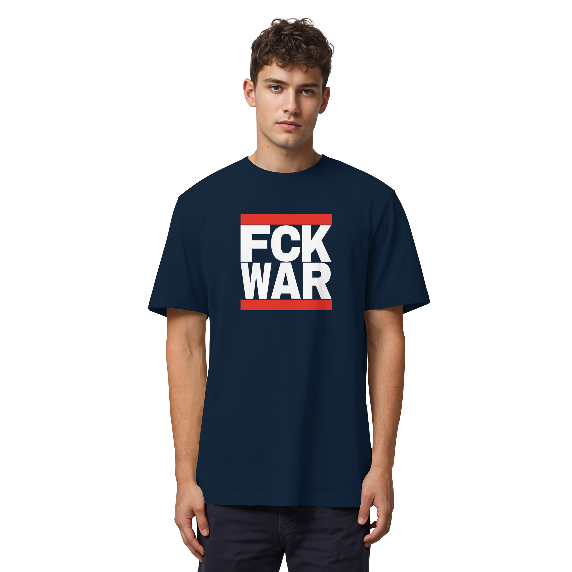 FCK WAR (weiße Schrift) - Organic Heavy T-Shirt