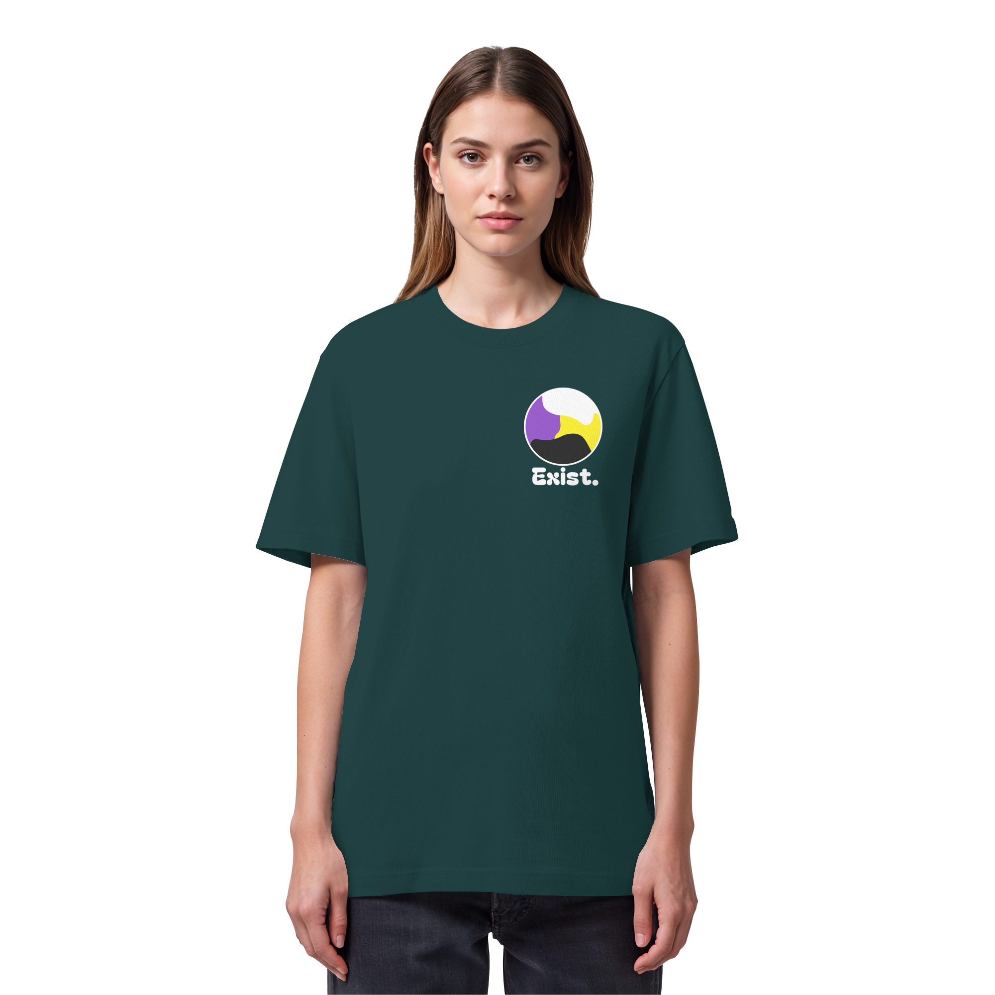Exist "Nonbinary Edition" - Organic Heavy T-Shirt