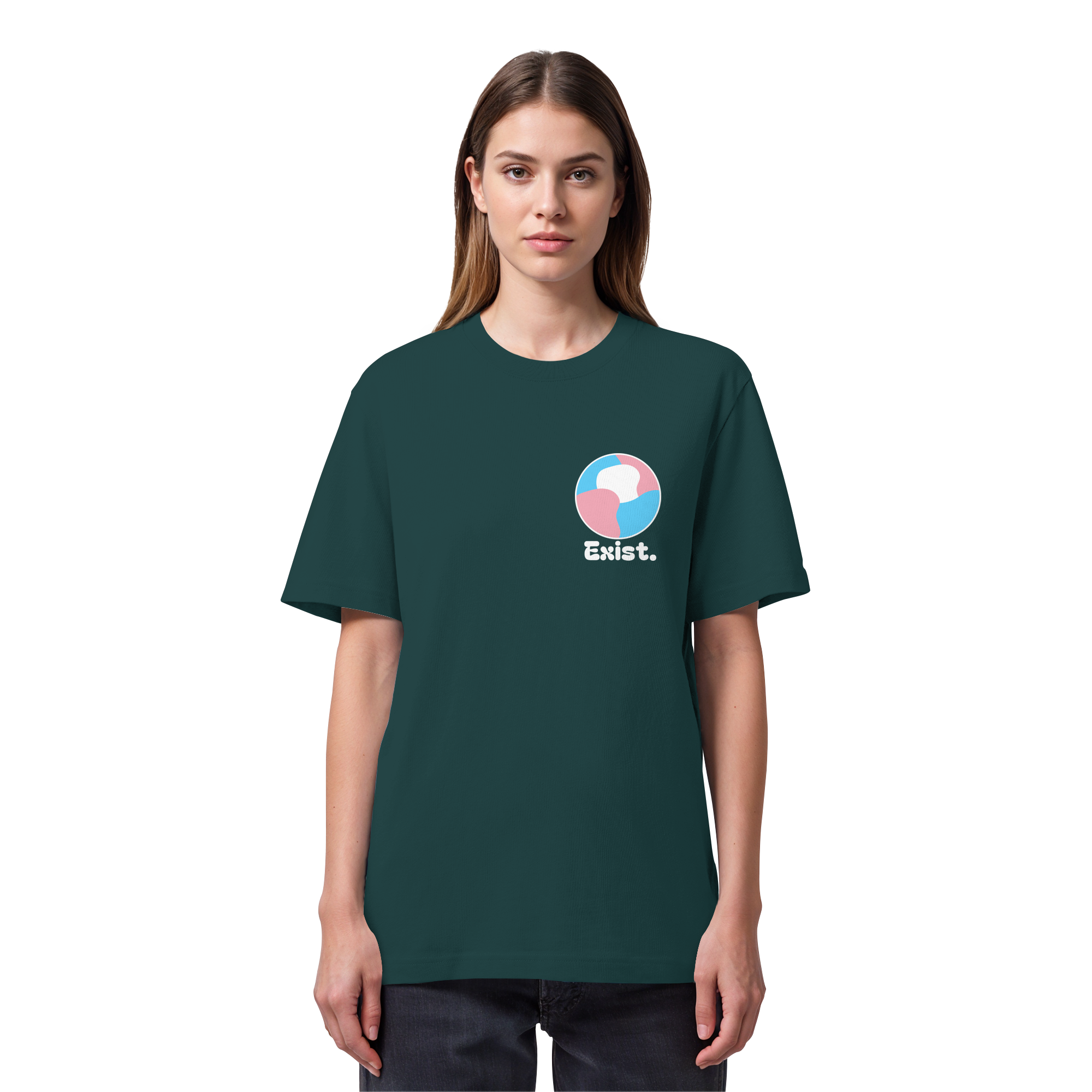 Exist "Trans Edition" - Organic Heavy T-Shirt