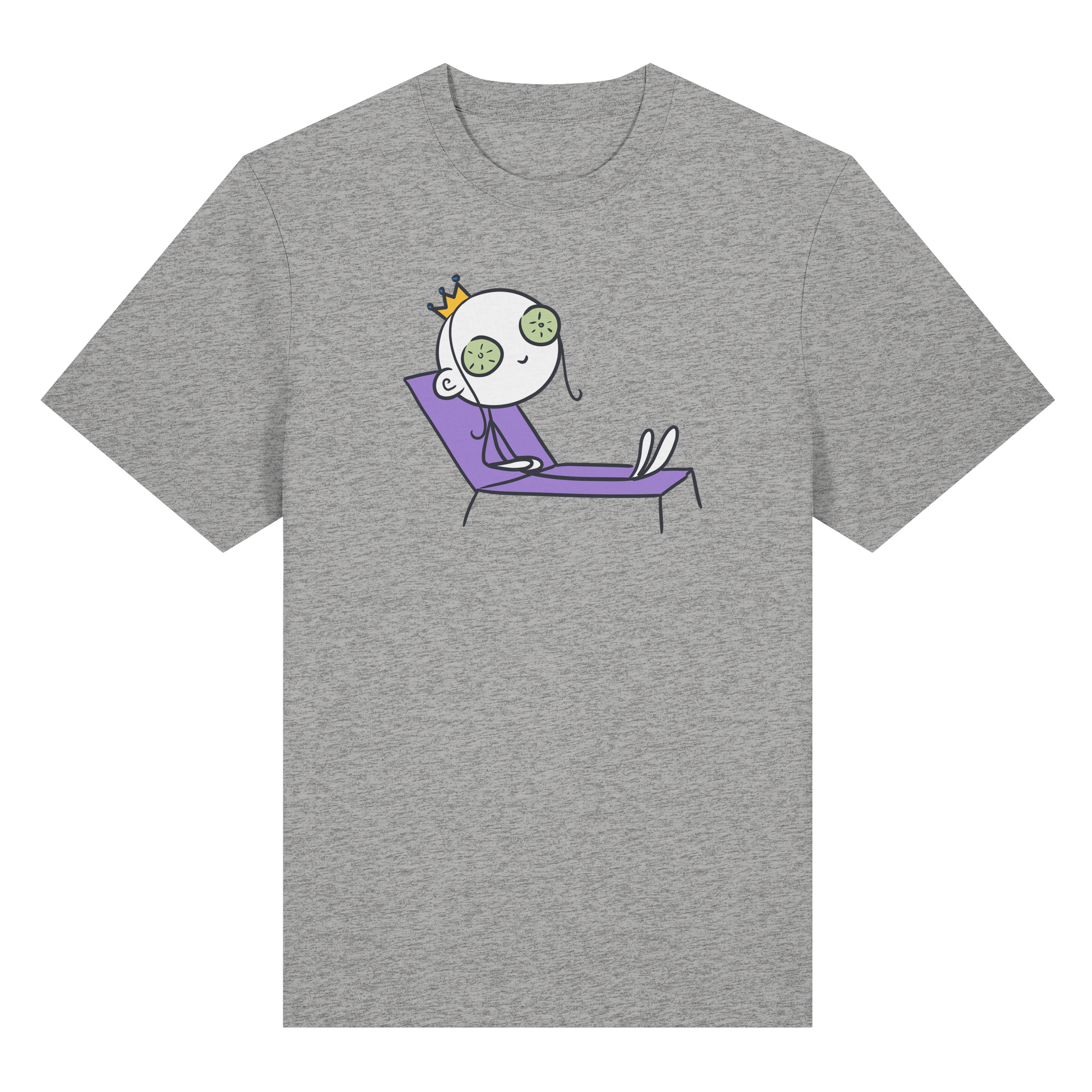 Seelenmännchen "Chill Out Edition" Frontprint - Organic Heavy T-Shirt