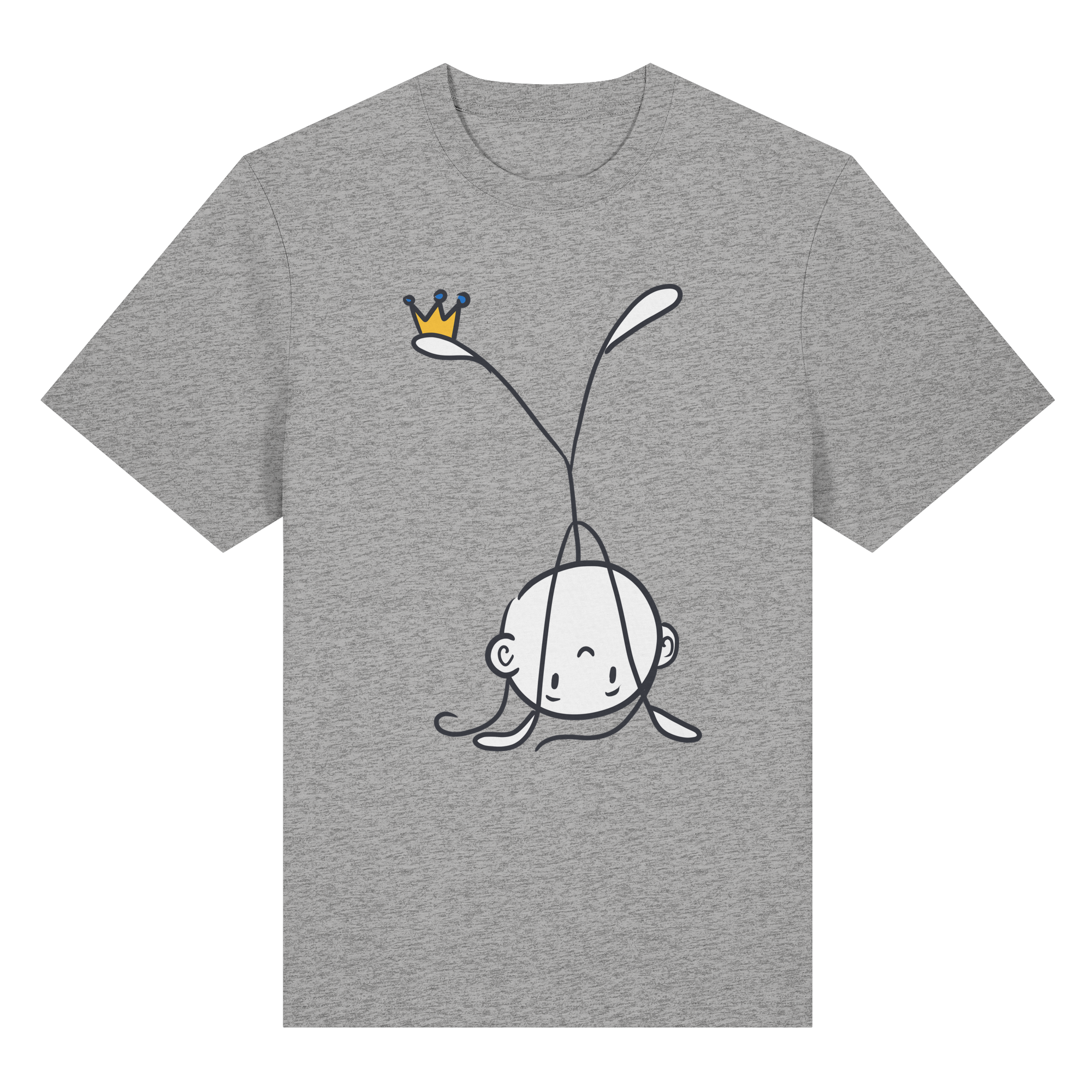 Seelenmännchen "Handstand Edition" Frontprint (hell) - Organic Heavy T-Shirt