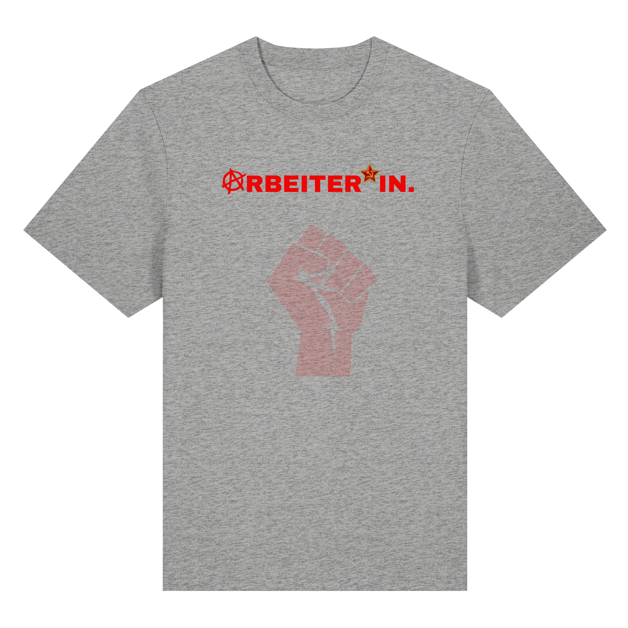 ARBEITER*IN. "Solidarisch und Frei Edition" - Organic Heavy T-Shirt