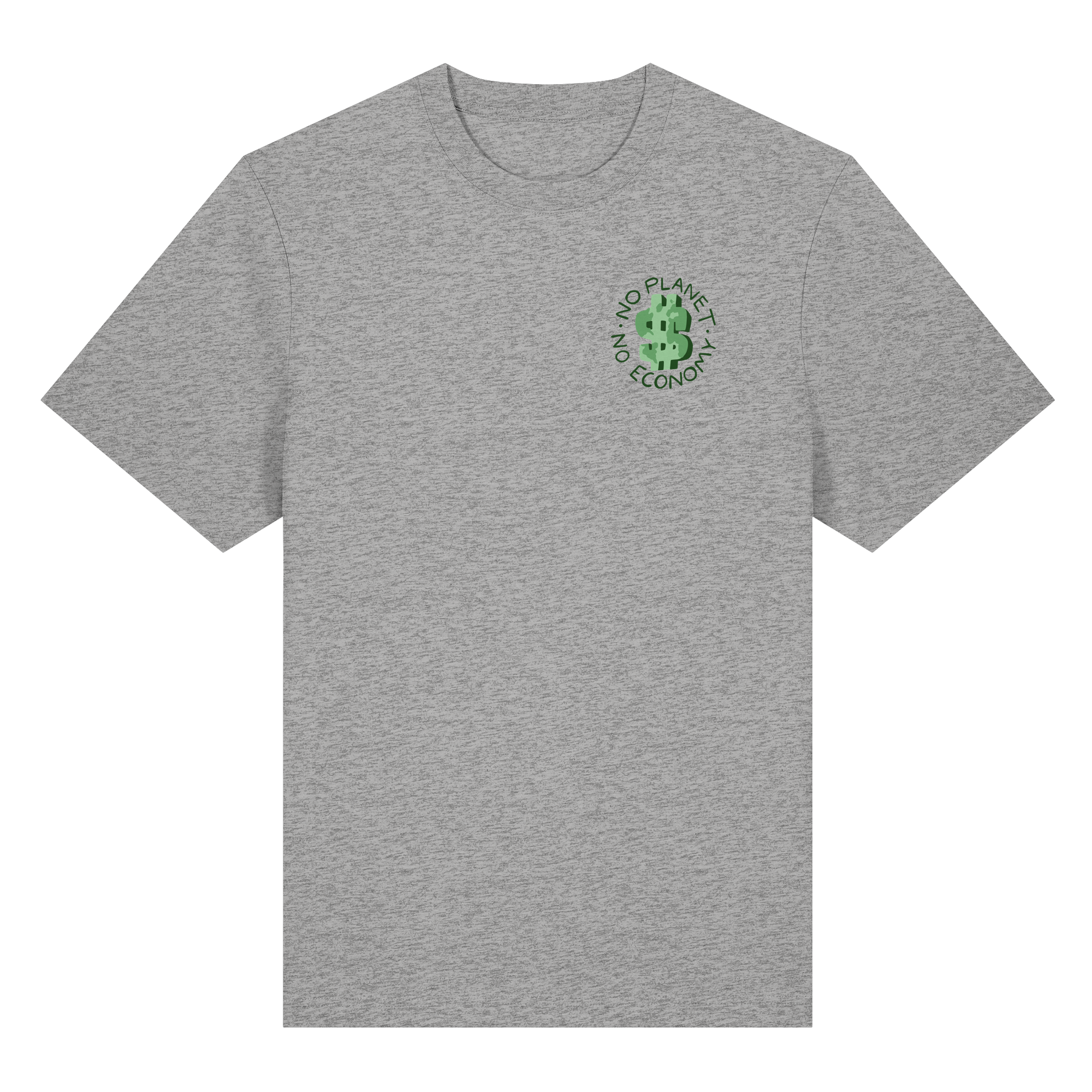 No Planet No Economy - Organic Heavy T-Shirt
