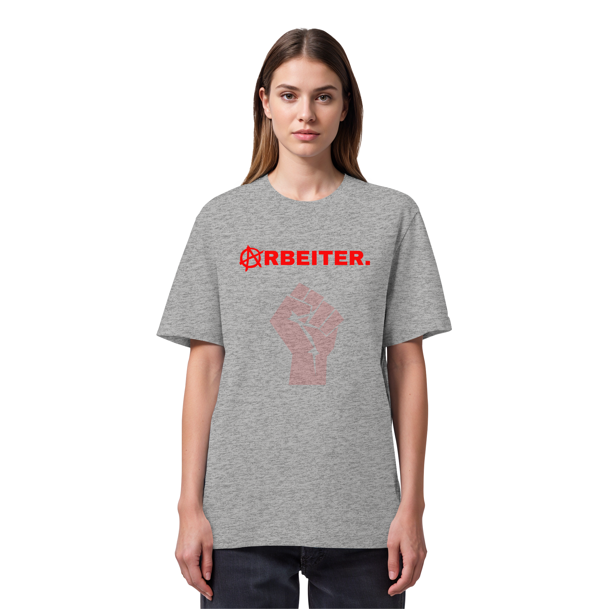 ARBEITER. "Solidarisch und Frei Edition" - Organic Heavy T-Shirt