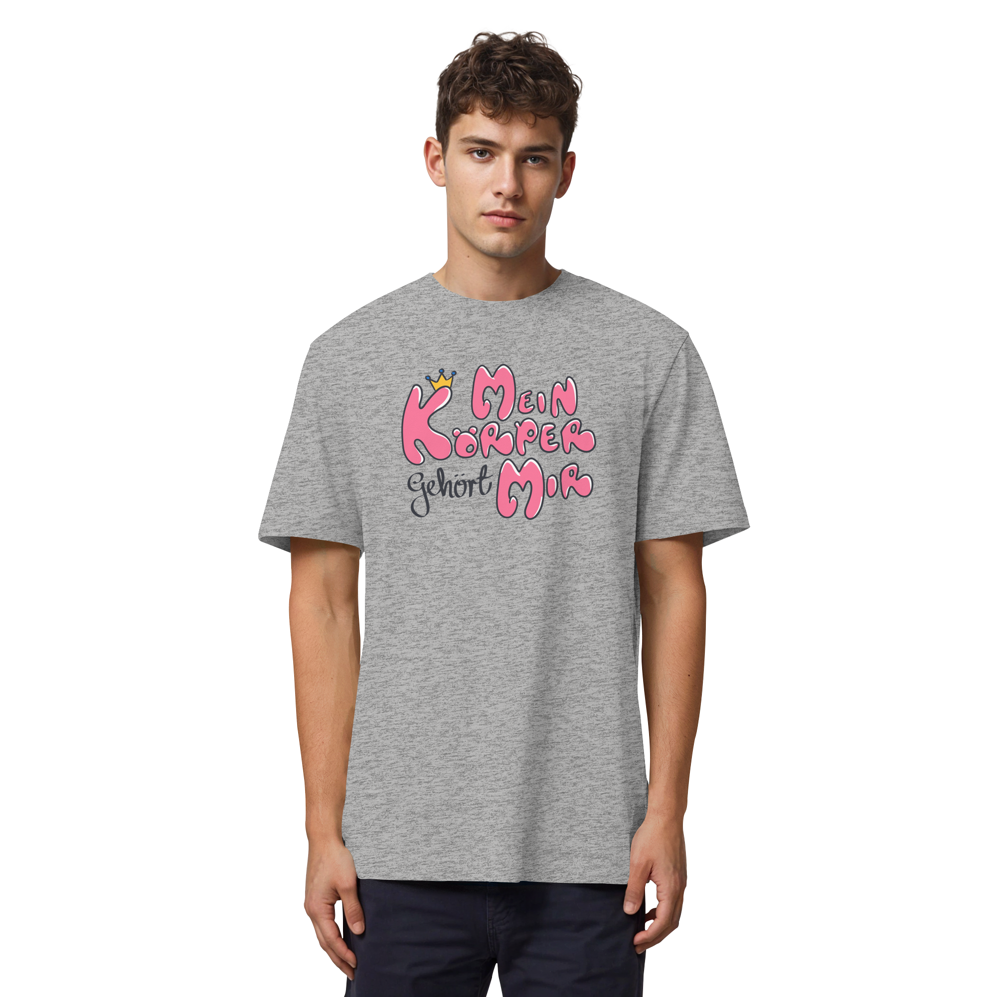 Mein Körper gehört mir "Pinke Edition" - Organic Heavy T-Shirt