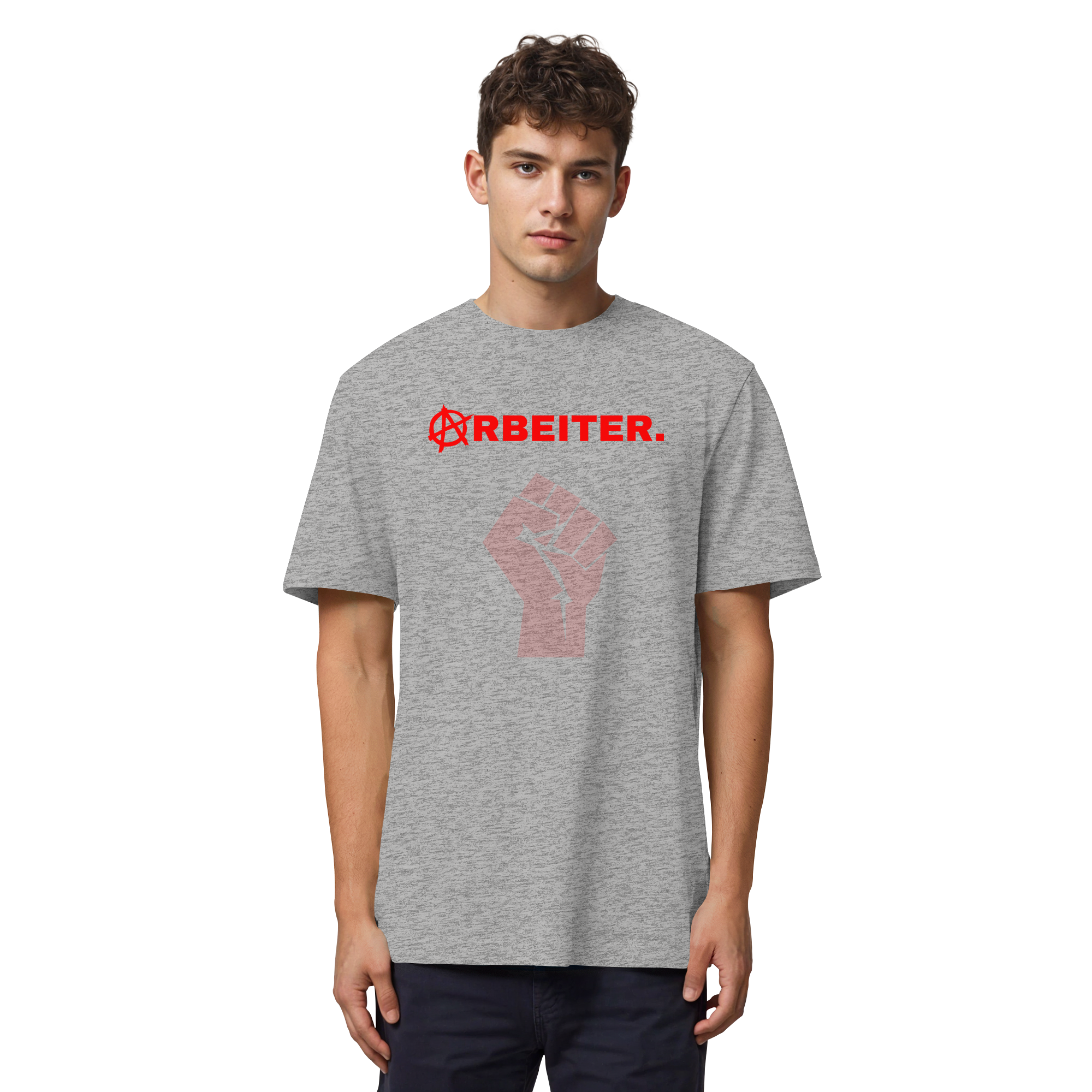ARBEITER. "Solidarisch und Frei Edition" - Organic Heavy T-Shirt