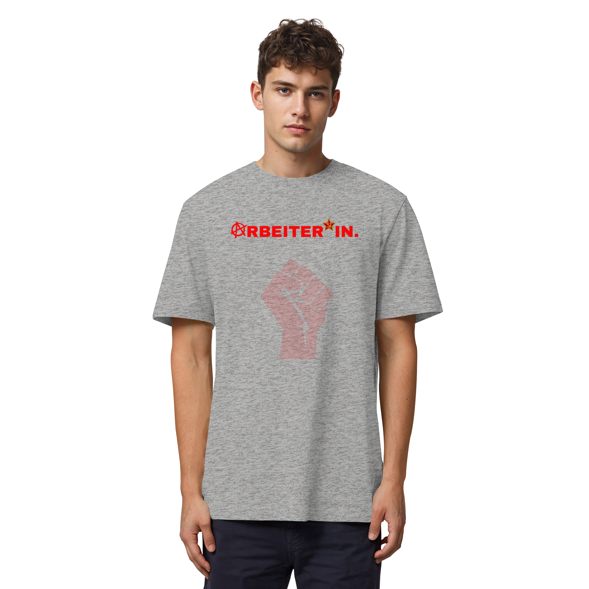 ARBEITER*IN. "Solidarisch und Frei Edition" - Organic Heavy T-Shirt