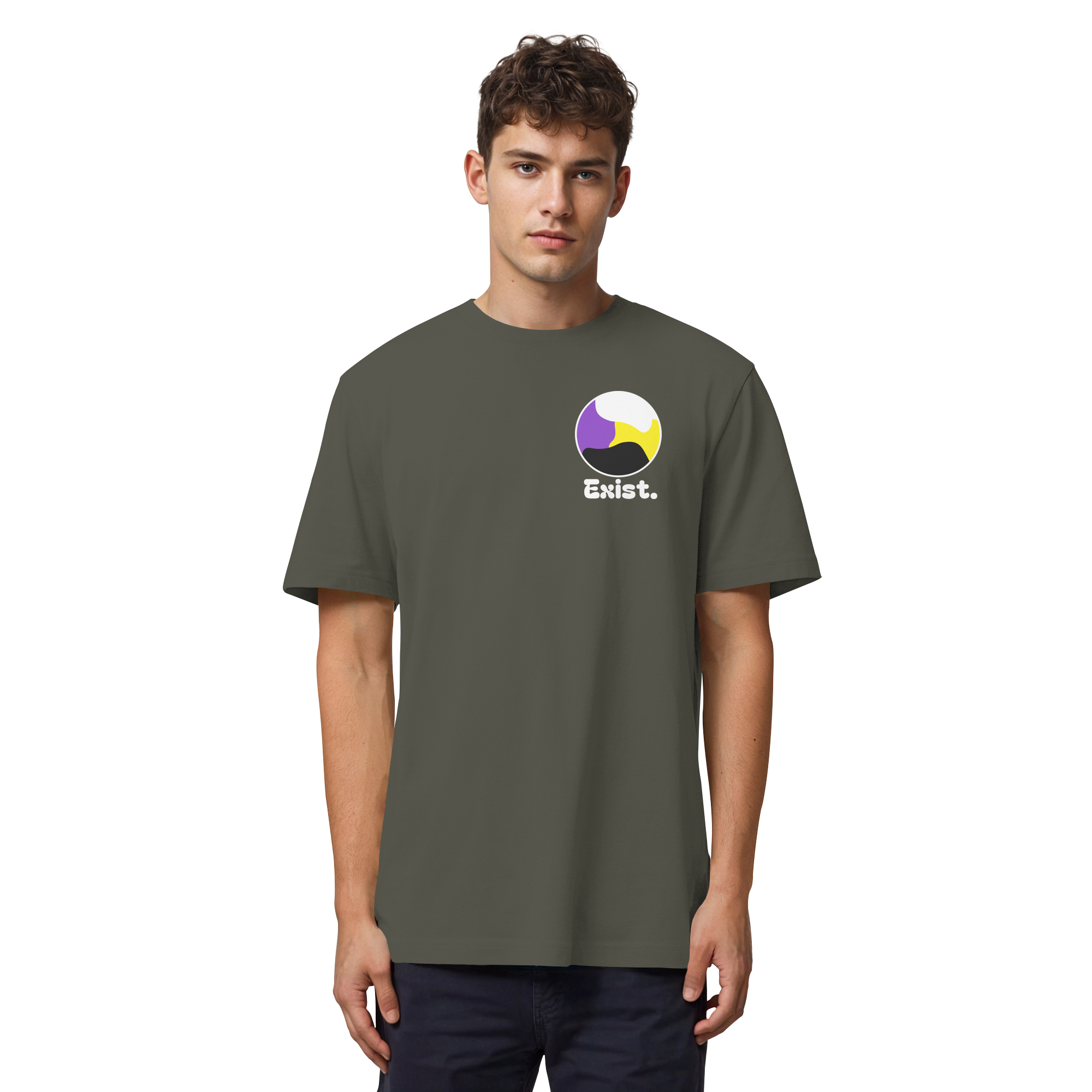 Exist "Nonbinary Edition" - Organic Heavy T-Shirt